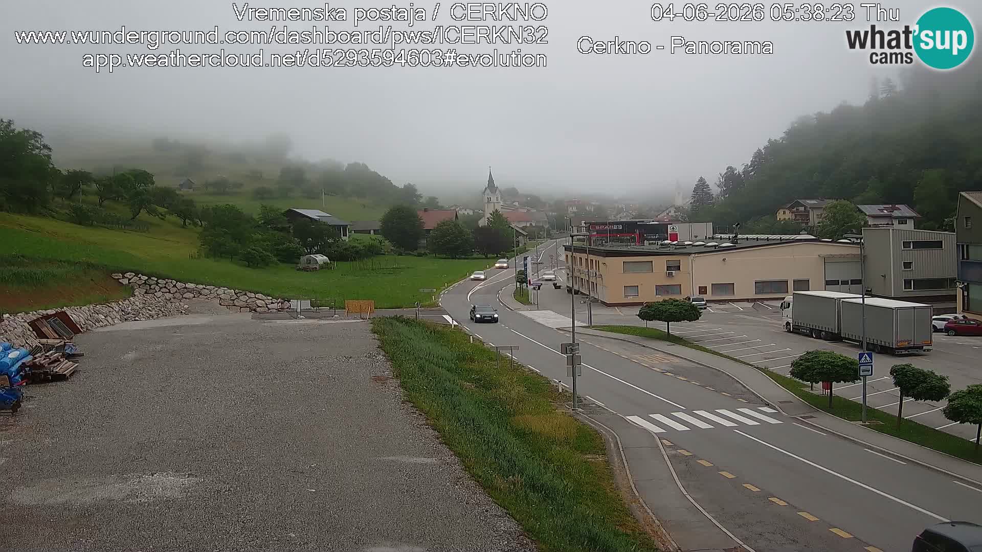 Cerkno ulaz u grad – Kamera uživo