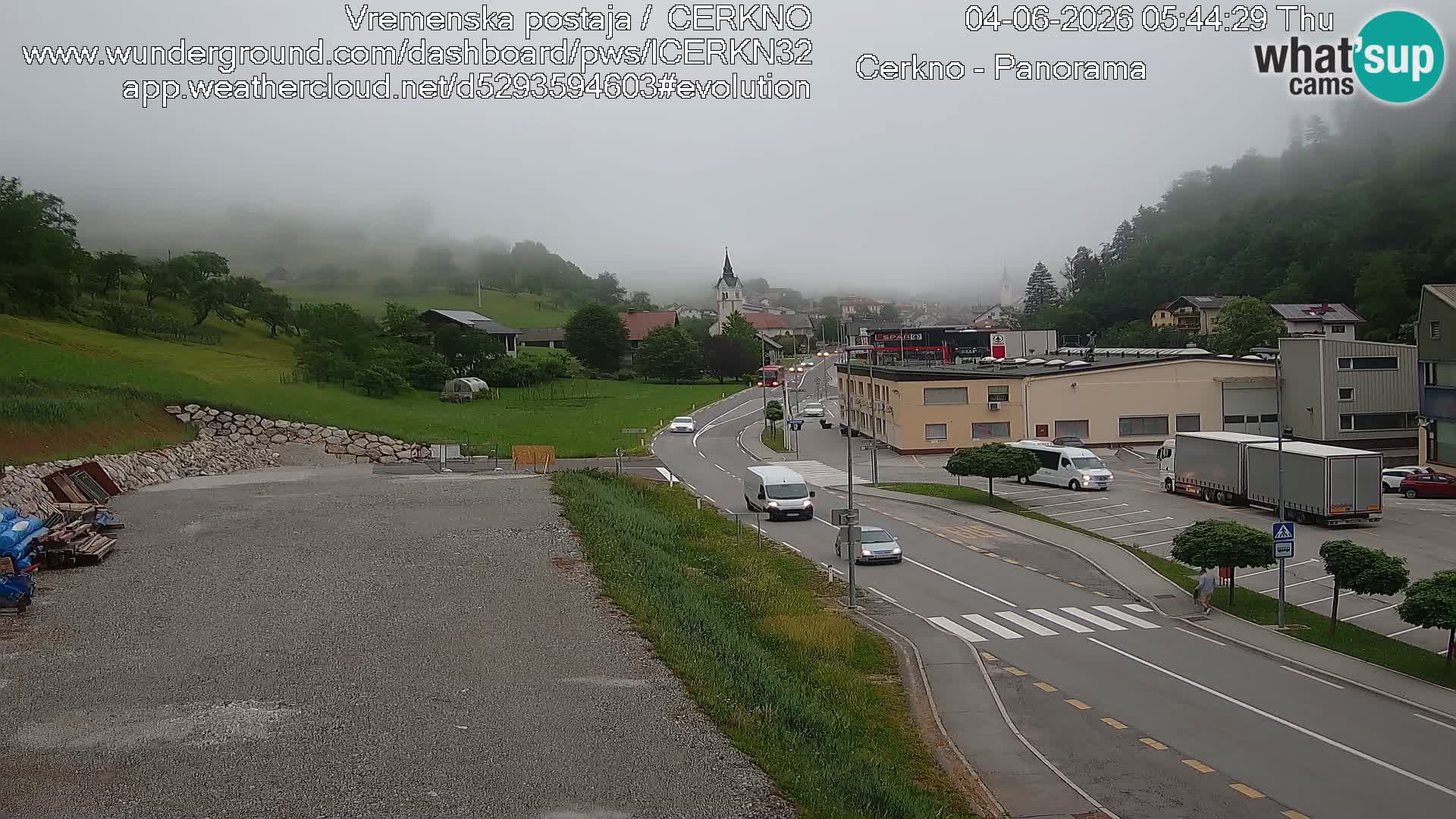 Cerkno Stadteingang Live-Webcam