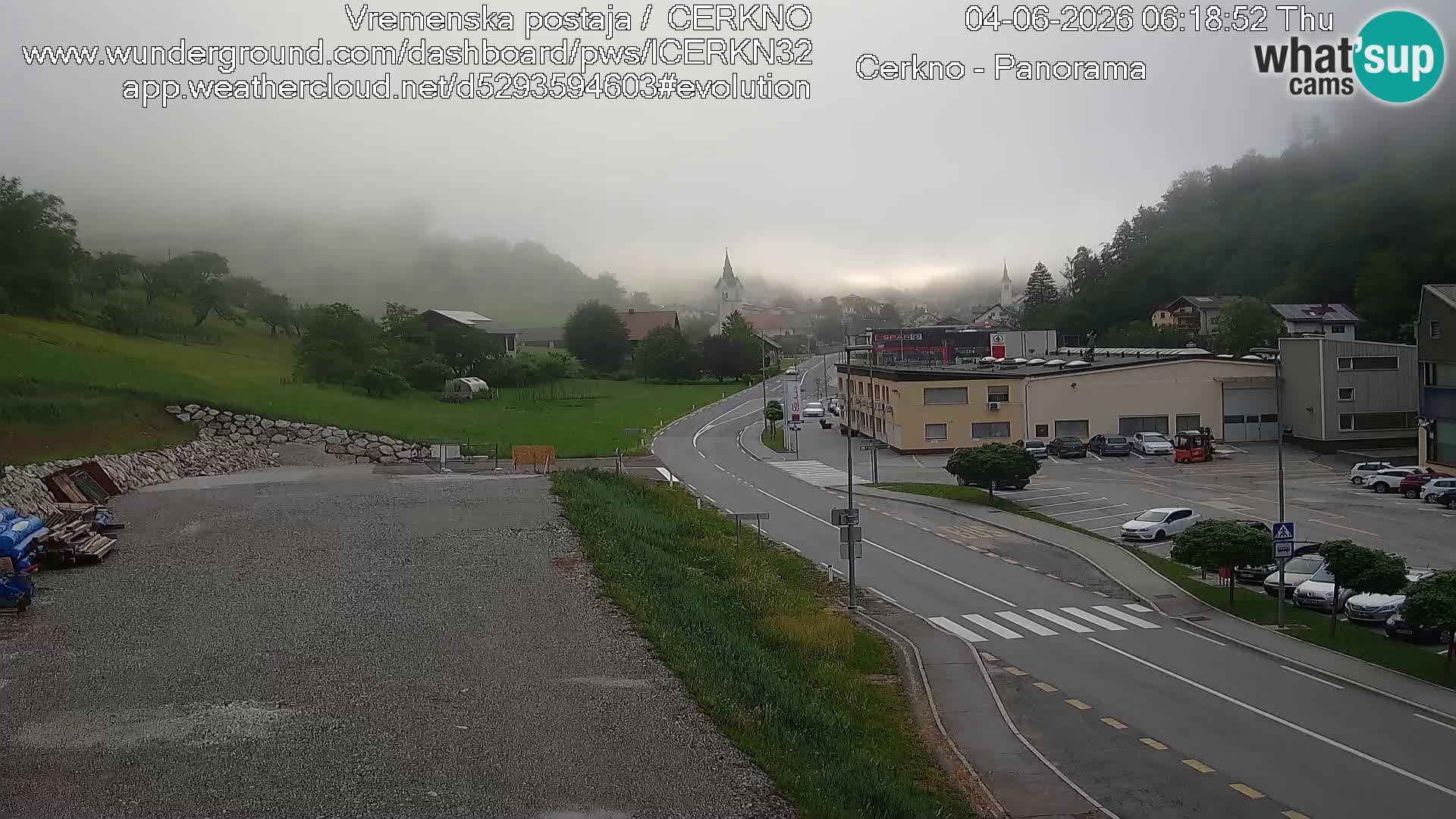 Webcam Ingresso Città di Cerkno