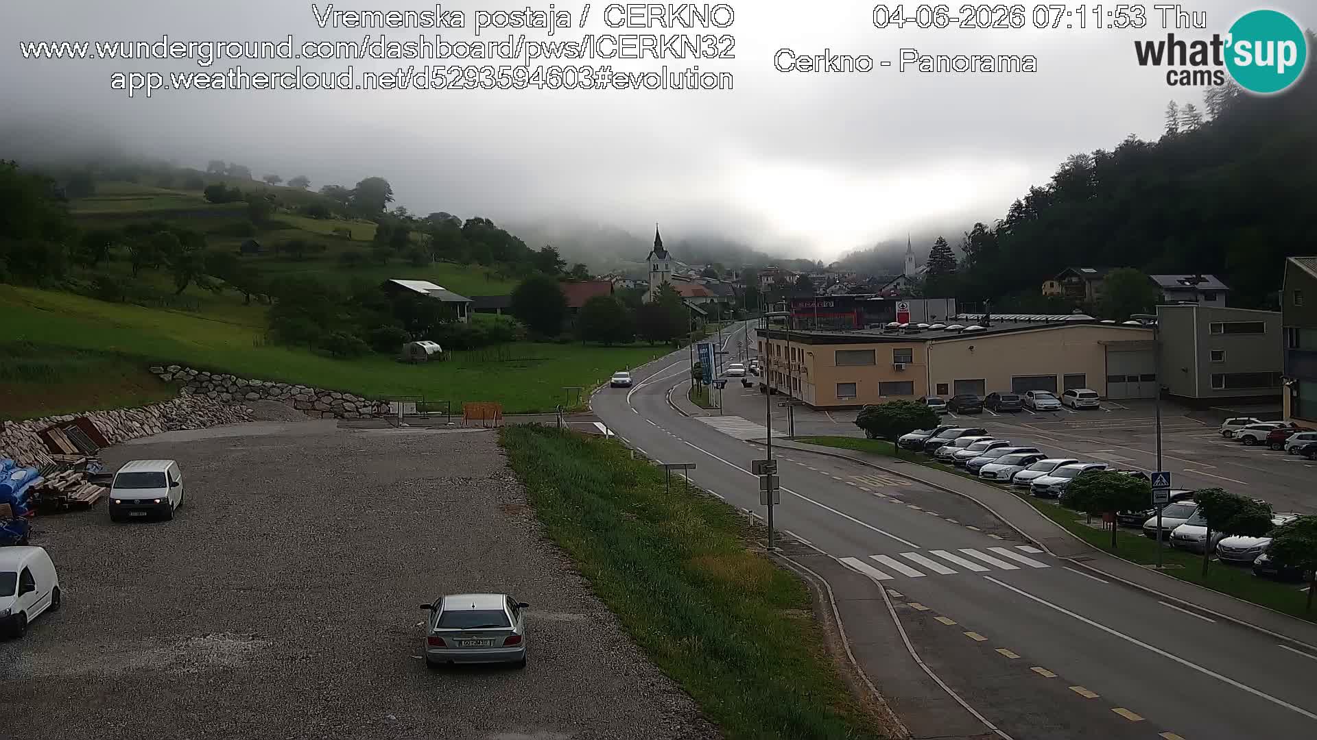 Cerkno Stadteingang Live-Webcam