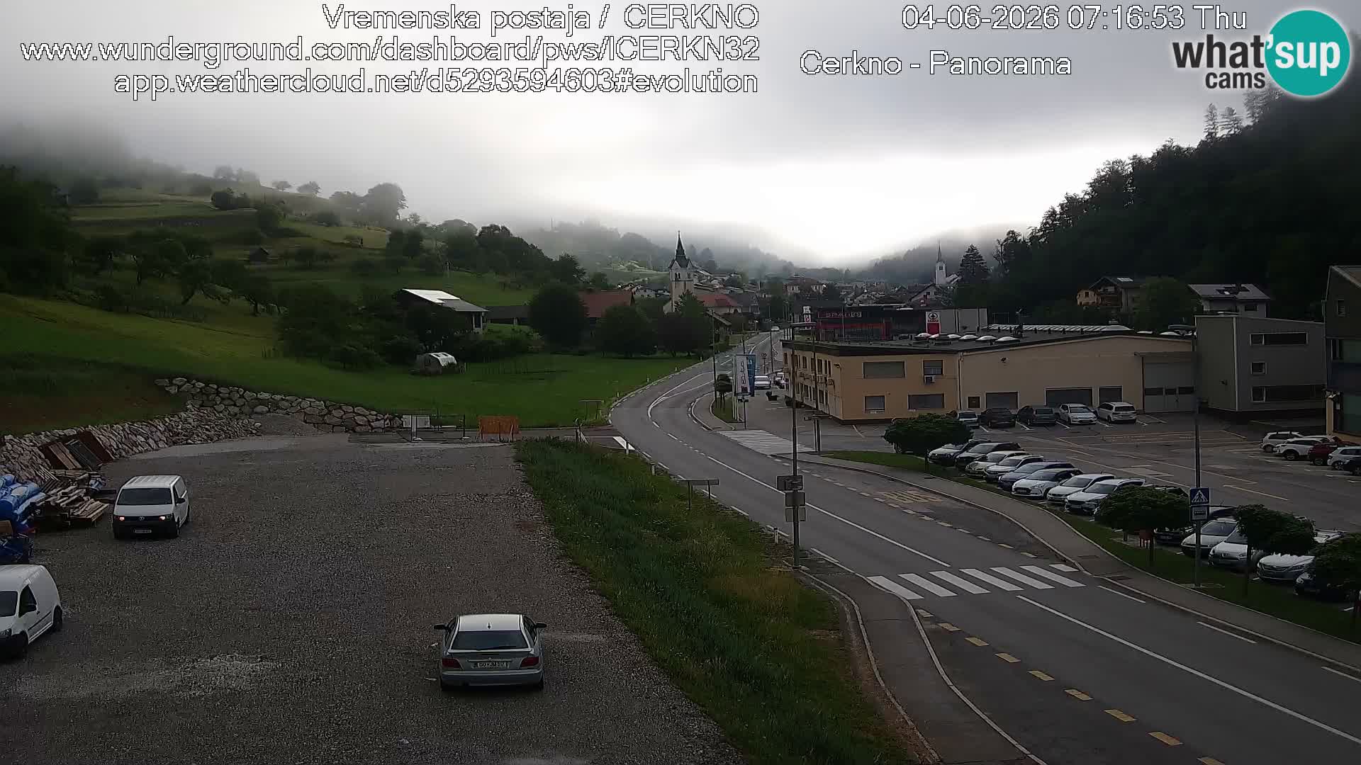 Cerkno Stadteingang Live-Webcam