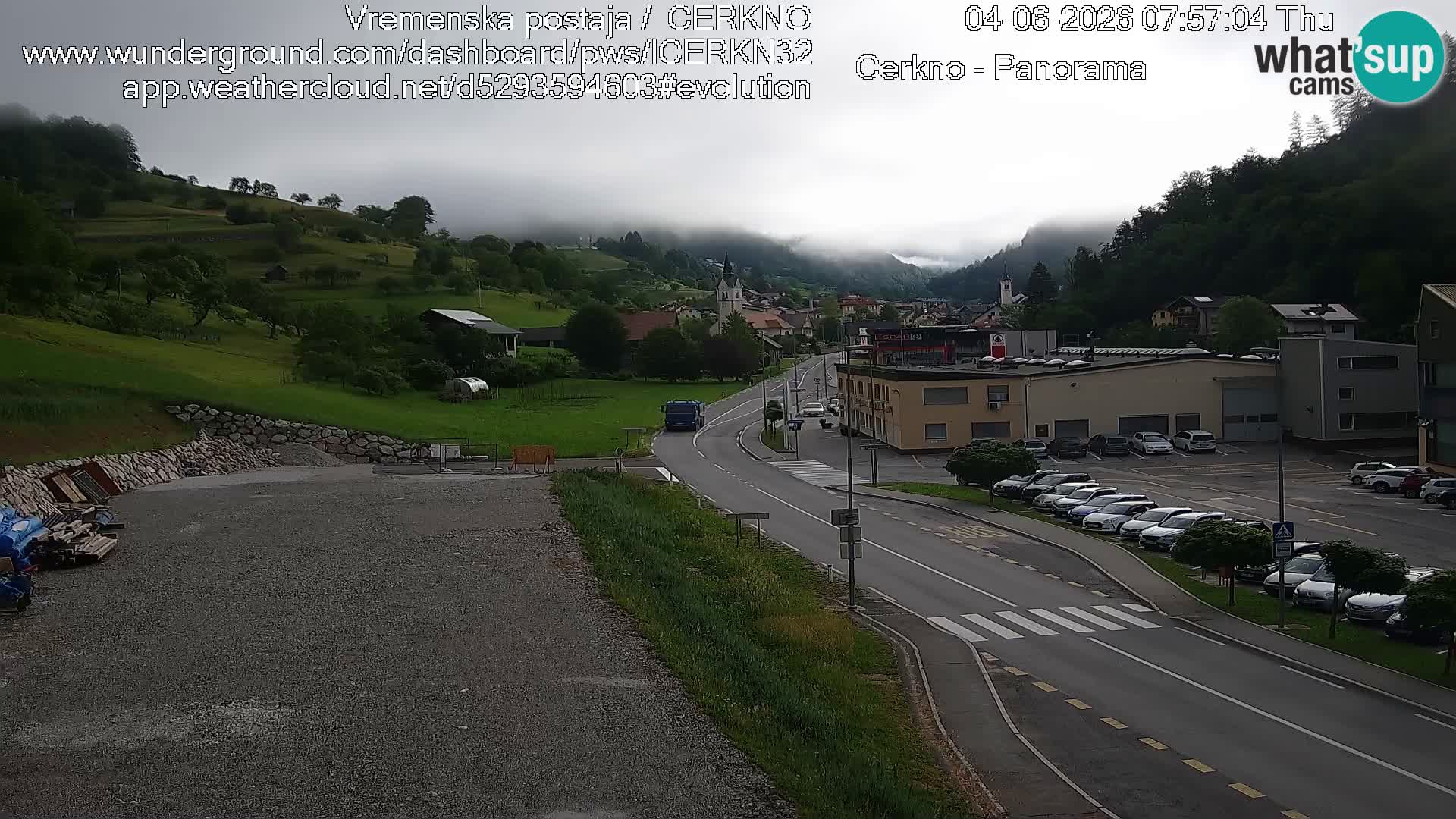 Cerkno Stadteingang Live-Webcam