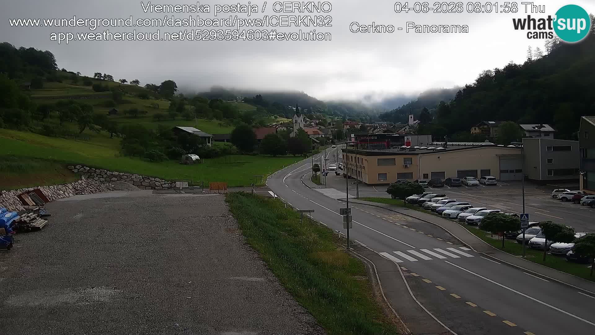Cerkno Stadteingang Live-Webcam