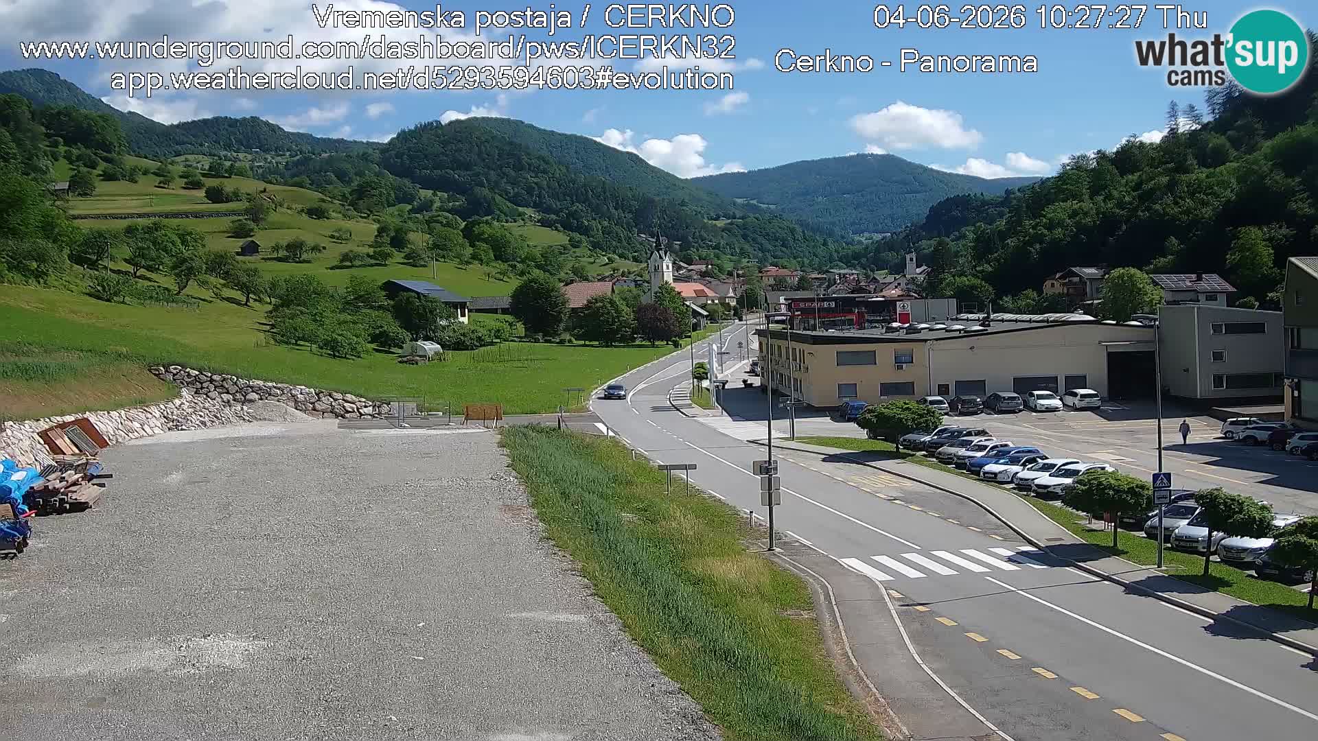 Webcam Ingresso Città di Cerkno