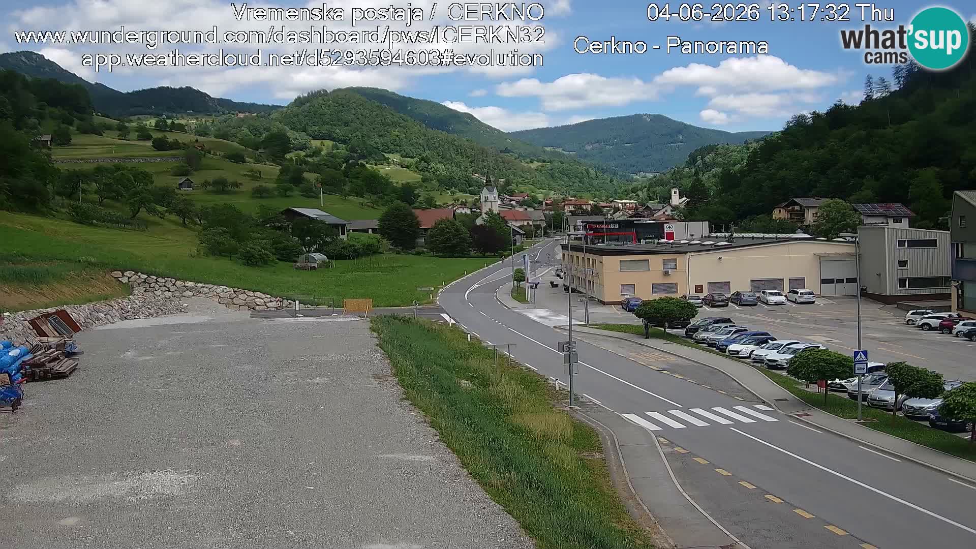Webcam Ingresso Città di Cerkno