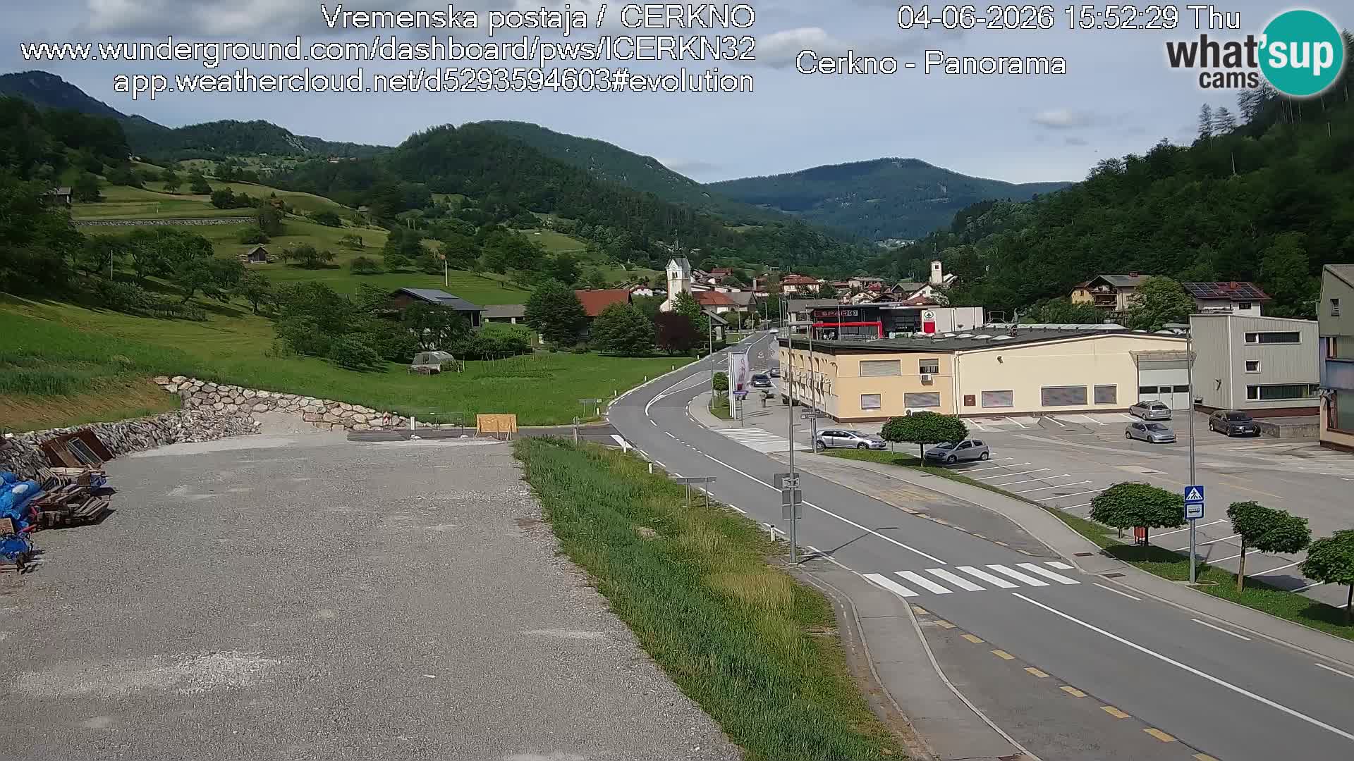 Webcam Ingresso Città di Cerkno