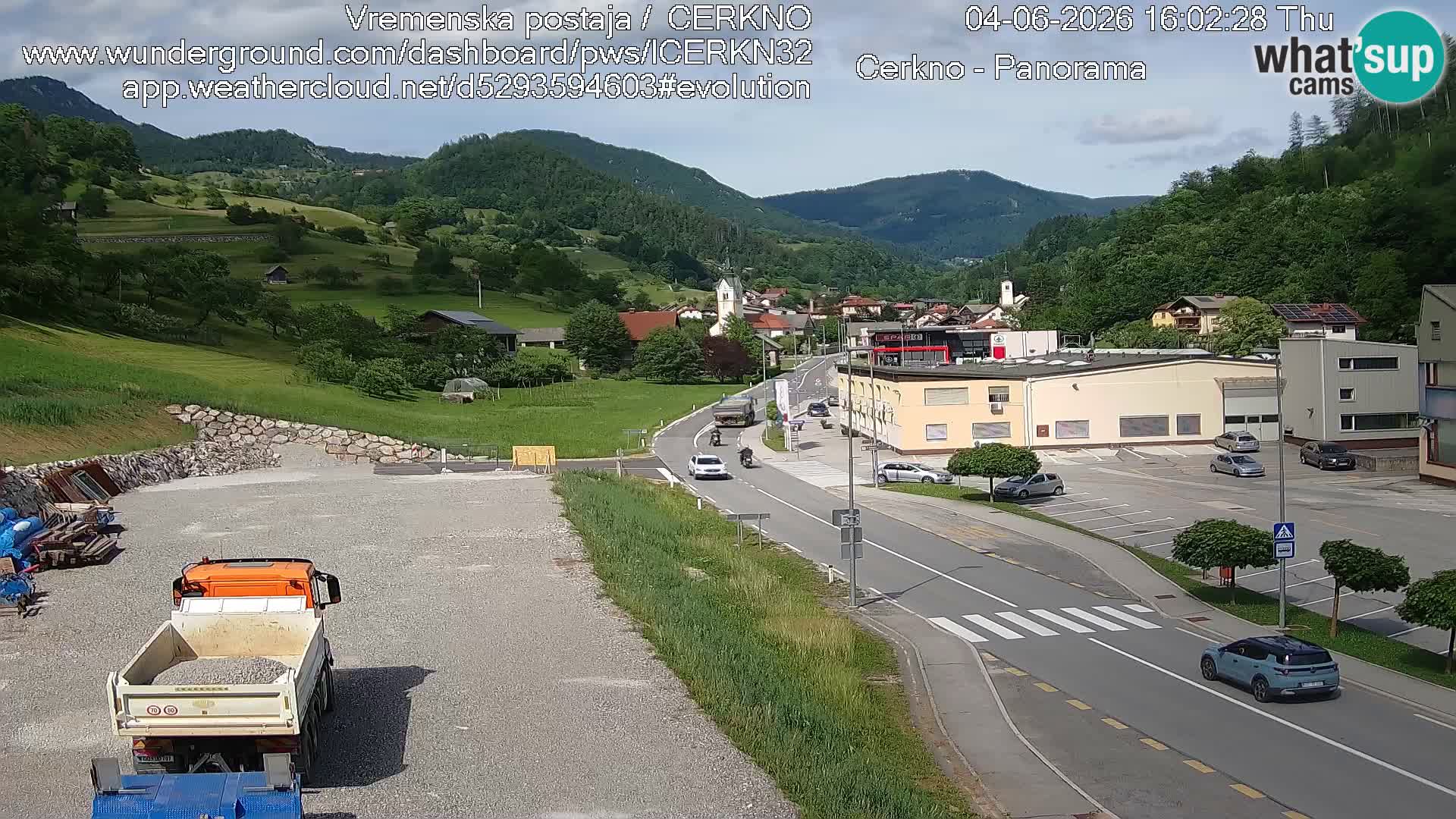Cerkno ulaz u grad – Kamera uživo