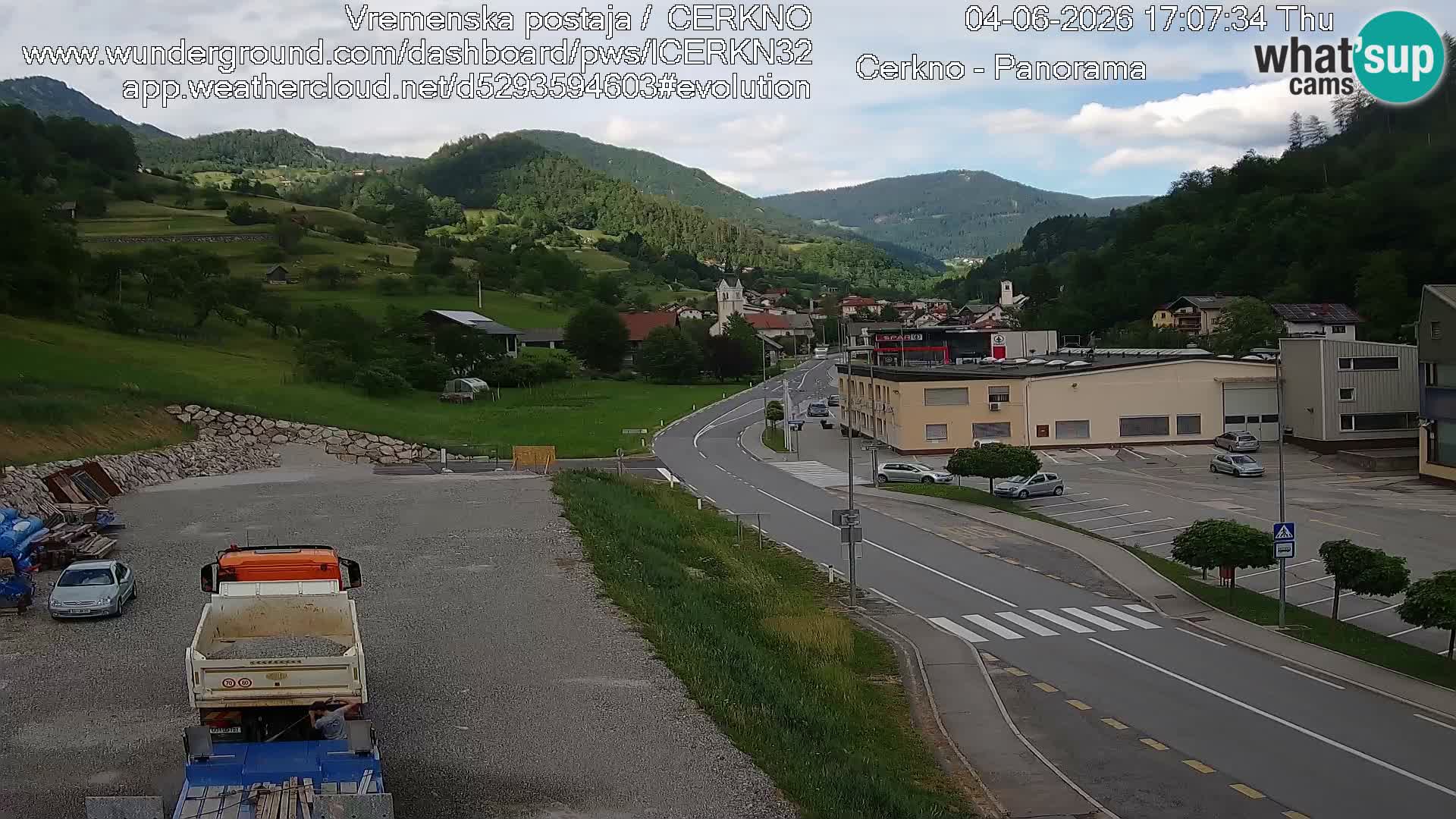 Webcam Ingresso Città di Cerkno
