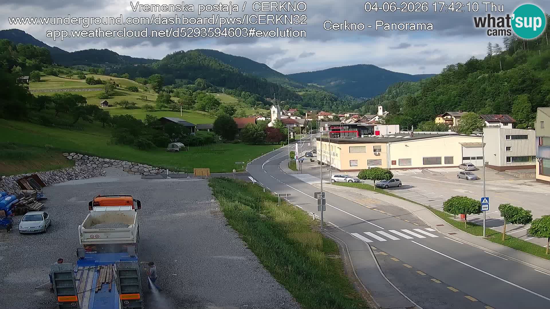 Cerkno ulaz u grad – Kamera uživo