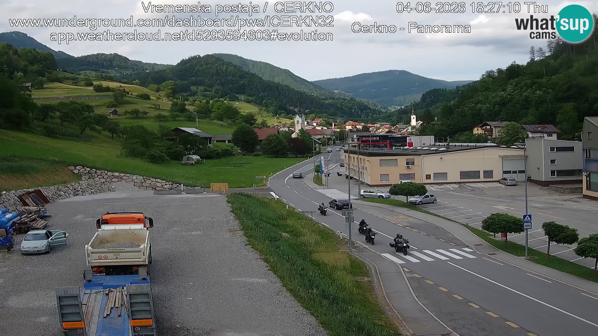 Cerkno ulaz u grad – Kamera uživo