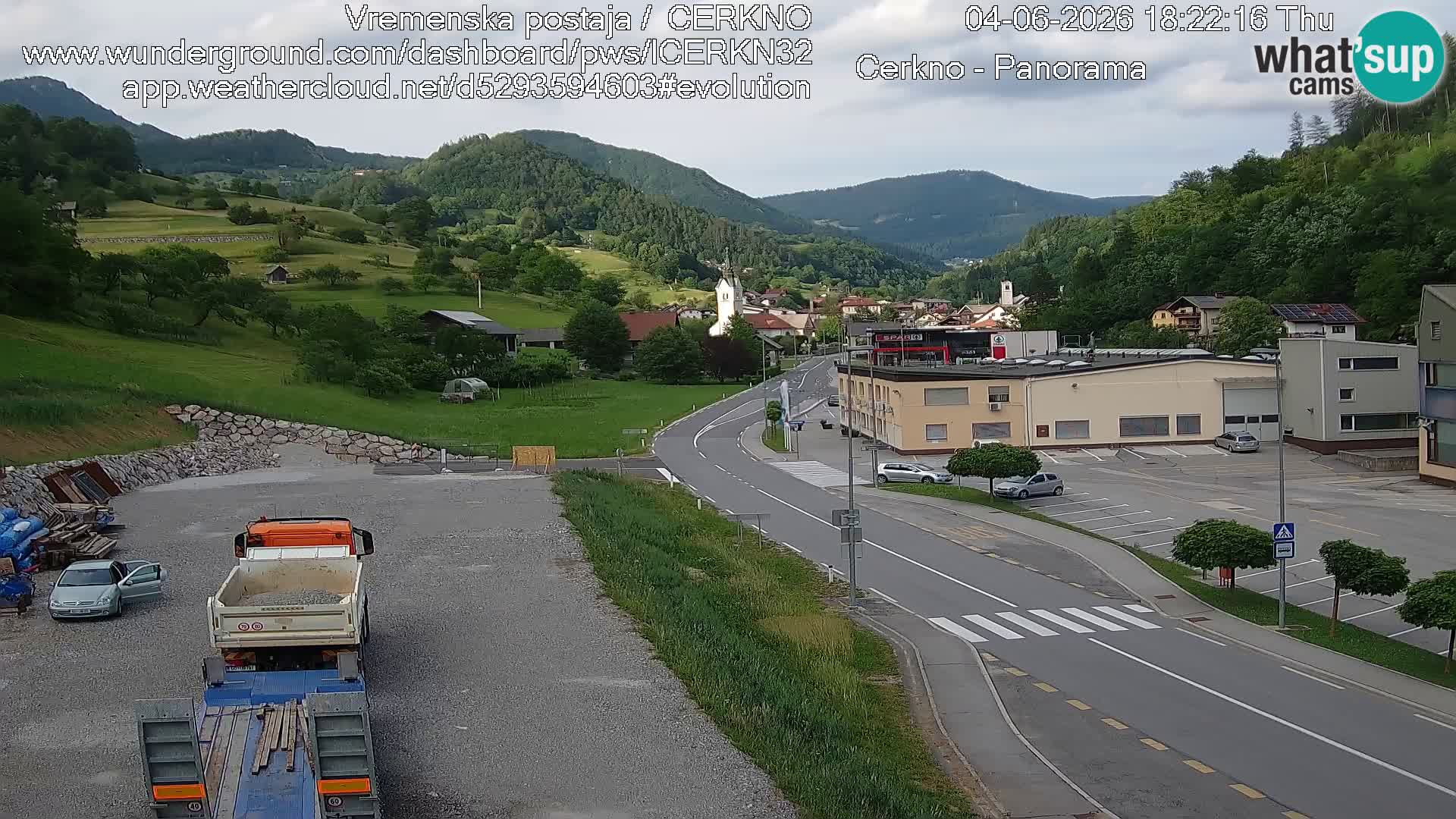 Cerkno Stadteingang Live-Webcam