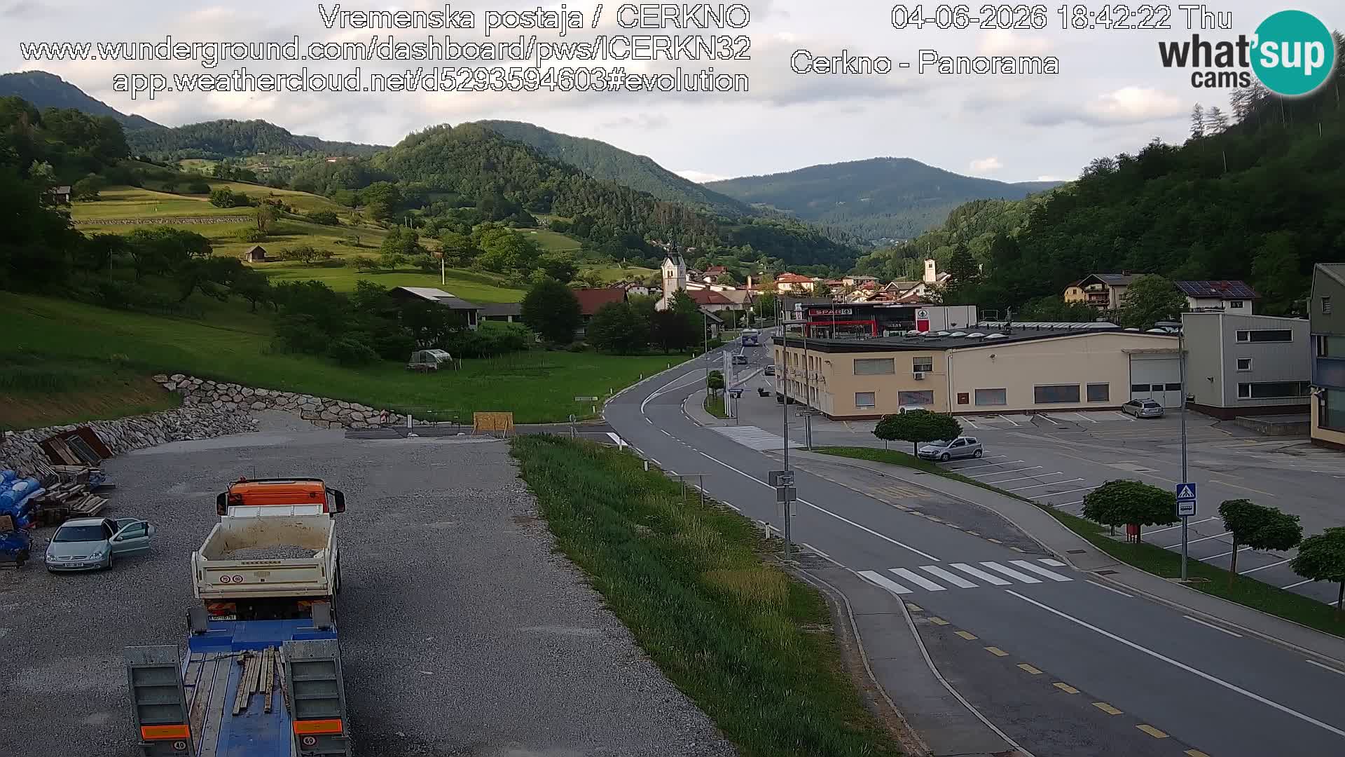 Cerkno Stadteingang Live-Webcam