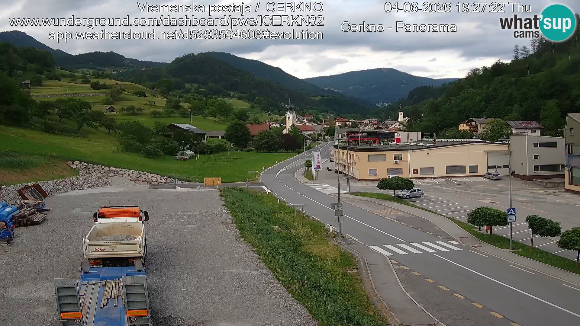 Cerkno ulaz u grad – Kamera uživo