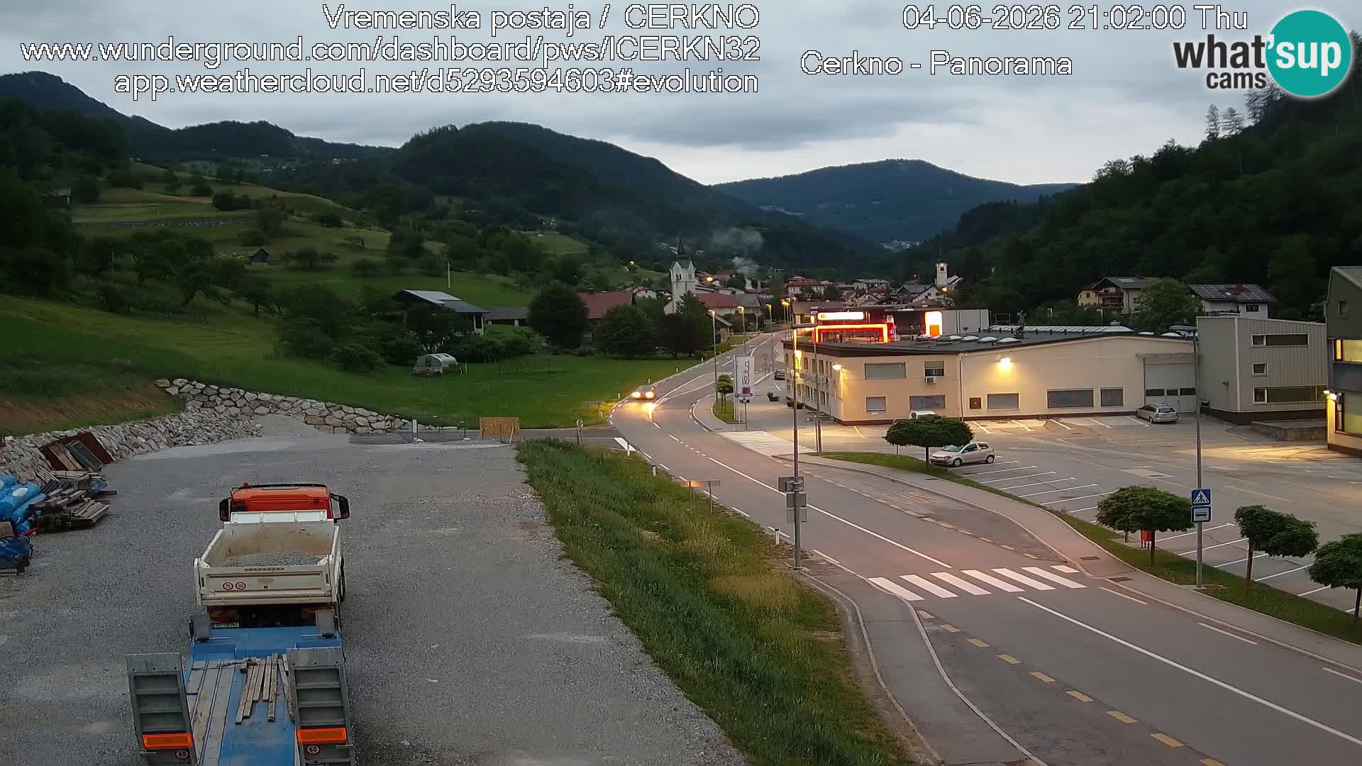 Webcam Ingresso Città di Cerkno