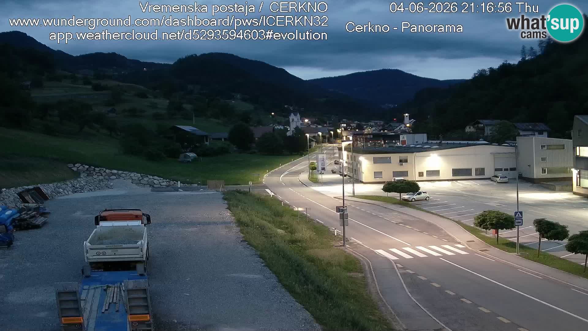 Webcam Ingresso Città di Cerkno