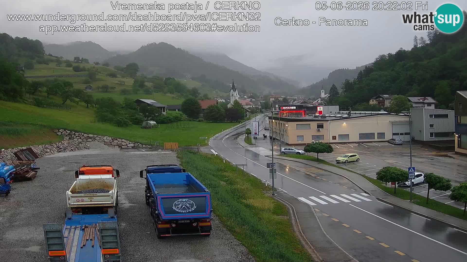 Cerkno ulaz u grad – Kamera uživo
