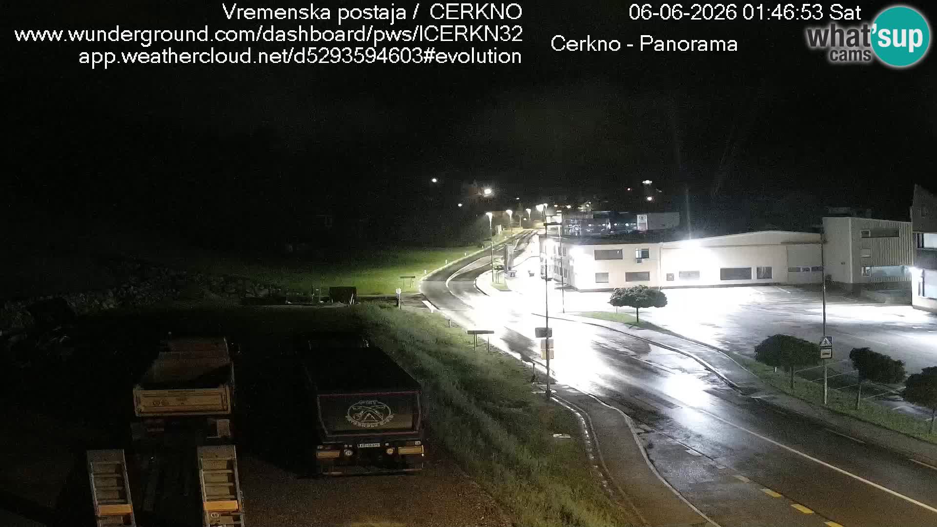 Cerkno city entrance Live Webcam