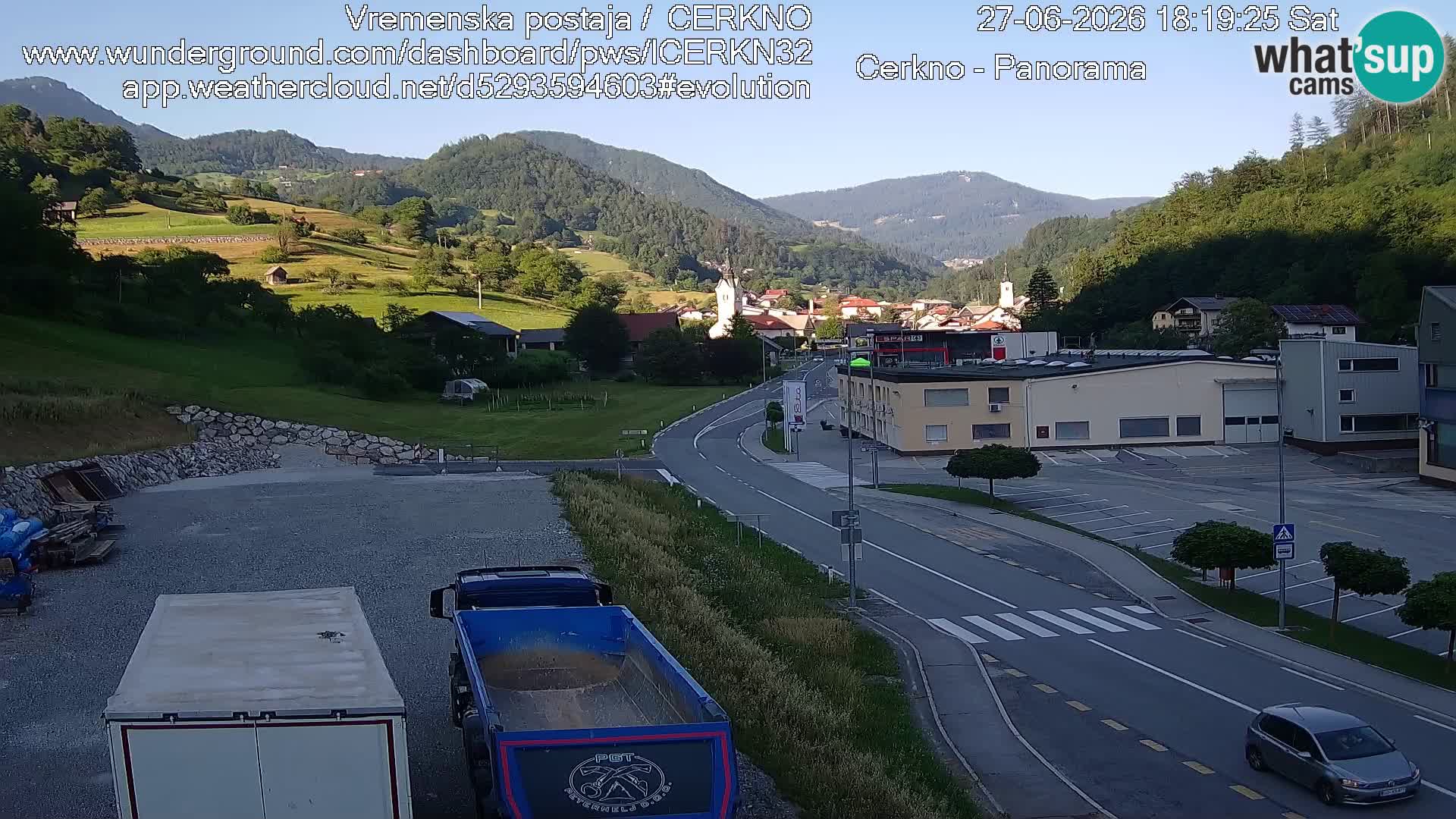 Cerkno Stadteingang Live-Webcam