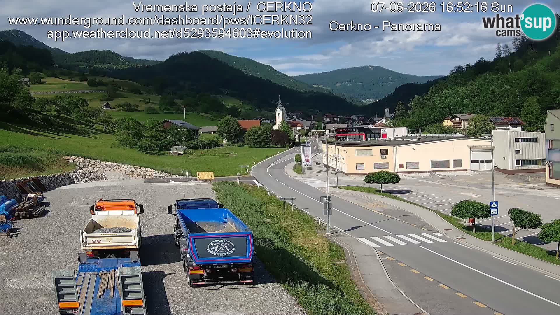 Webcam Ingresso Città di Cerkno