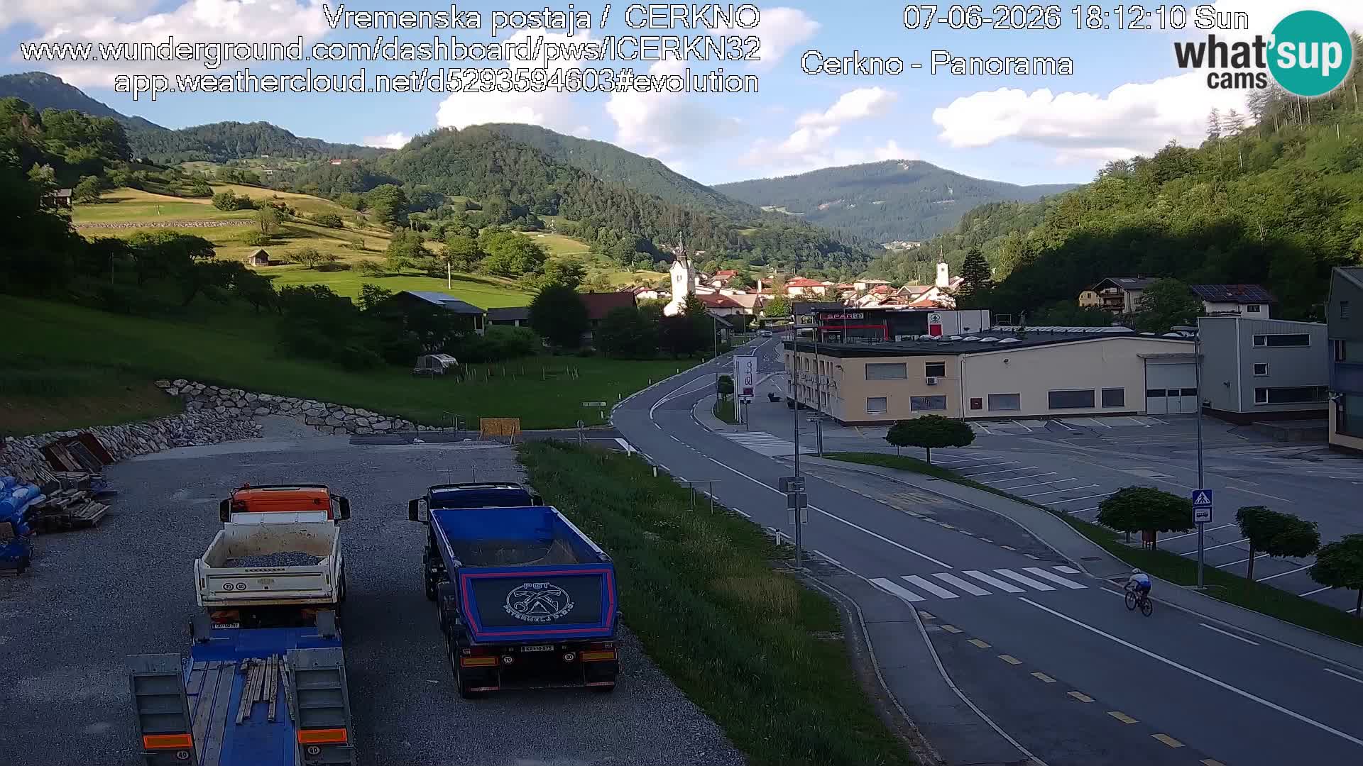 Webcam Ingresso Città di Cerkno