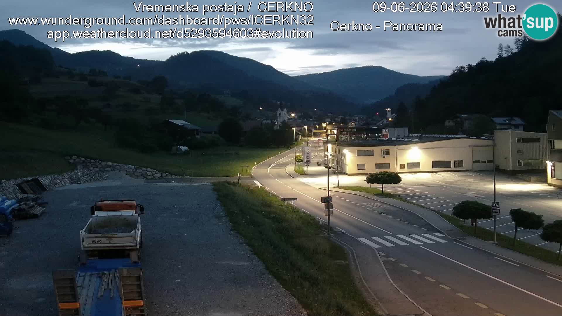 Cerkno Stadteingang Live-Webcam