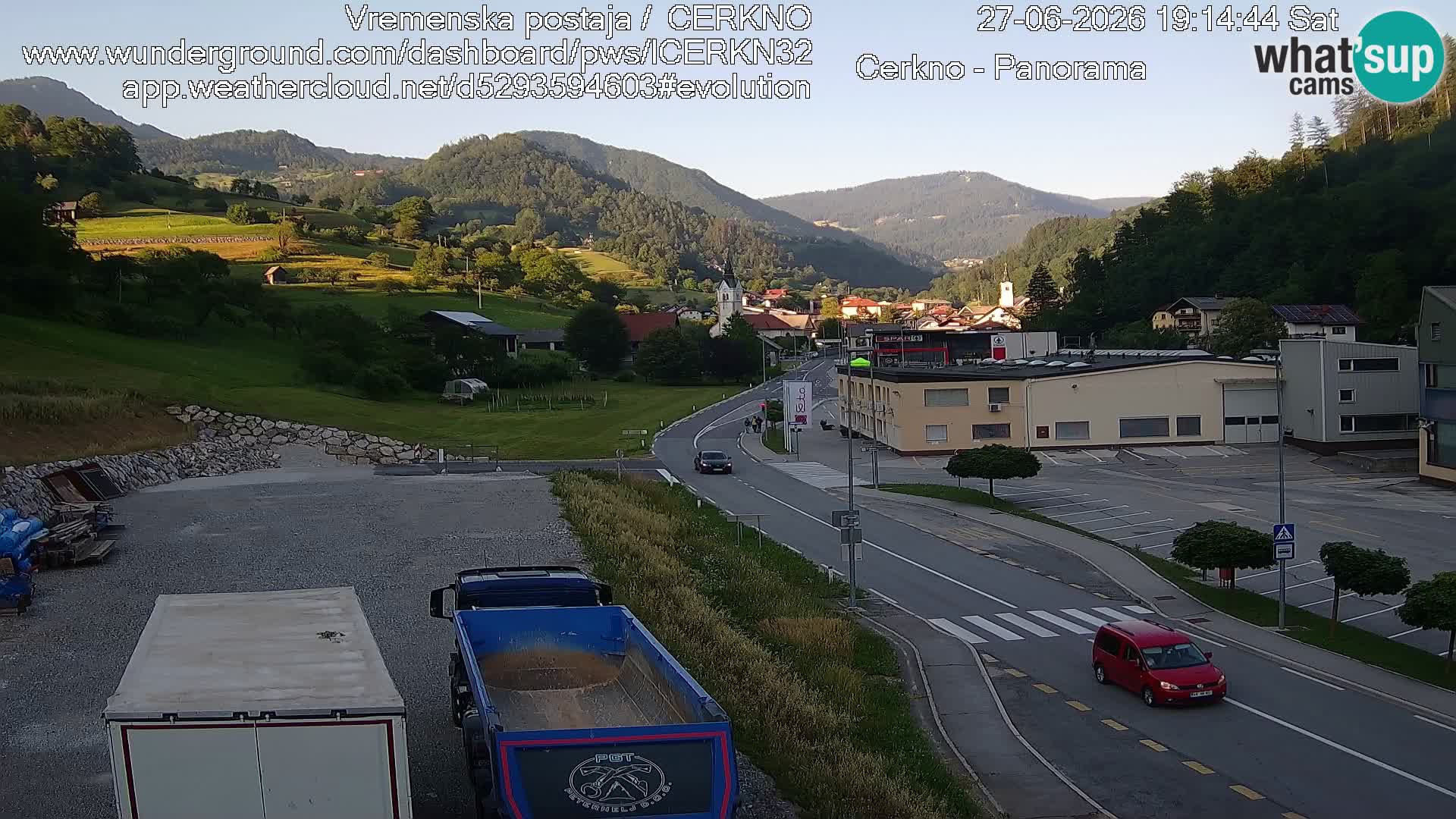 Cerkno ulaz u grad – Kamera uživo
