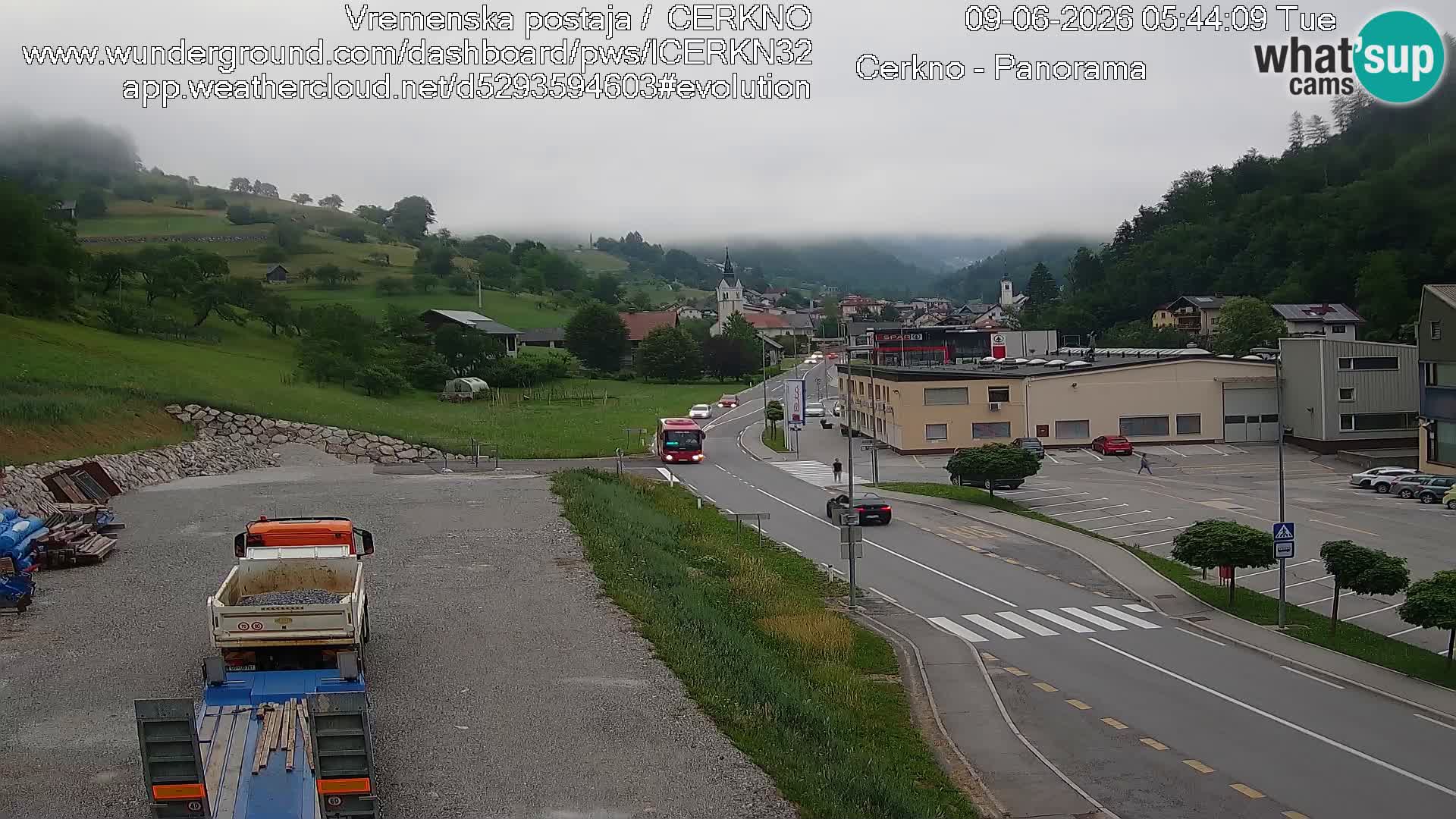 Cerkno Stadteingang Live-Webcam