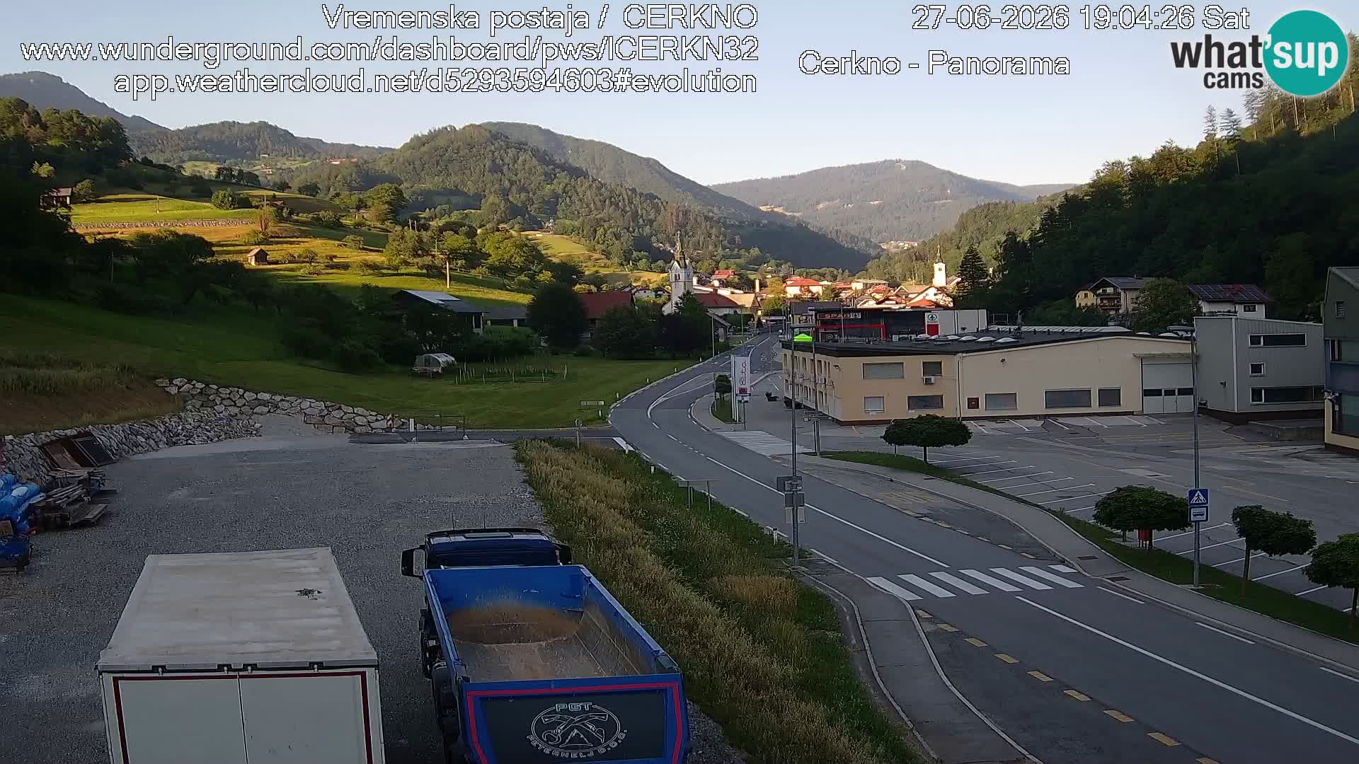 Cerkno ulaz u grad – Kamera uživo