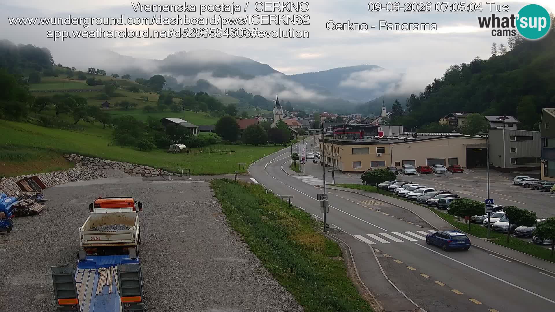 Cerkno ulaz u grad – Kamera uživo