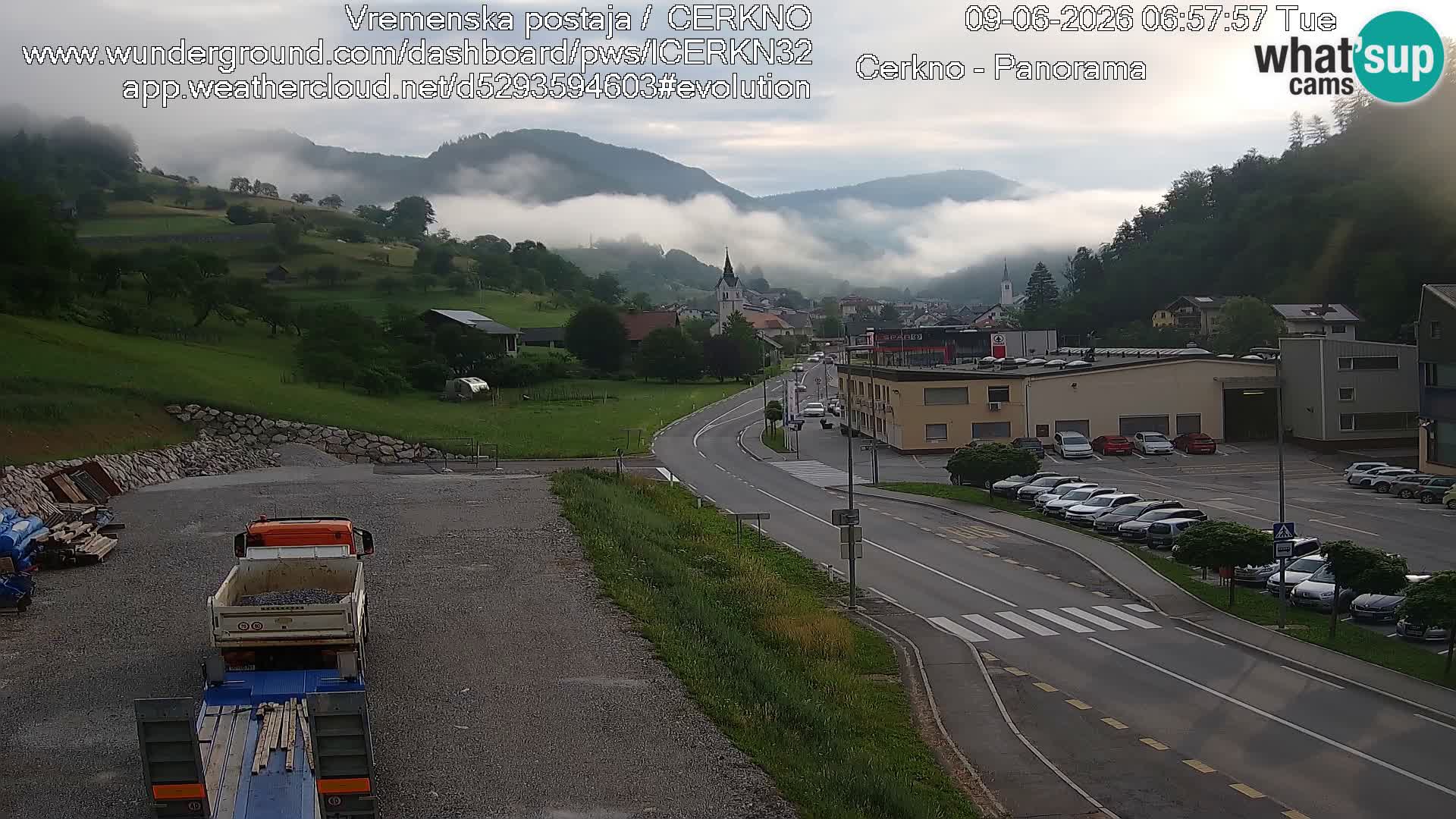 Cerkno Stadteingang Live-Webcam
