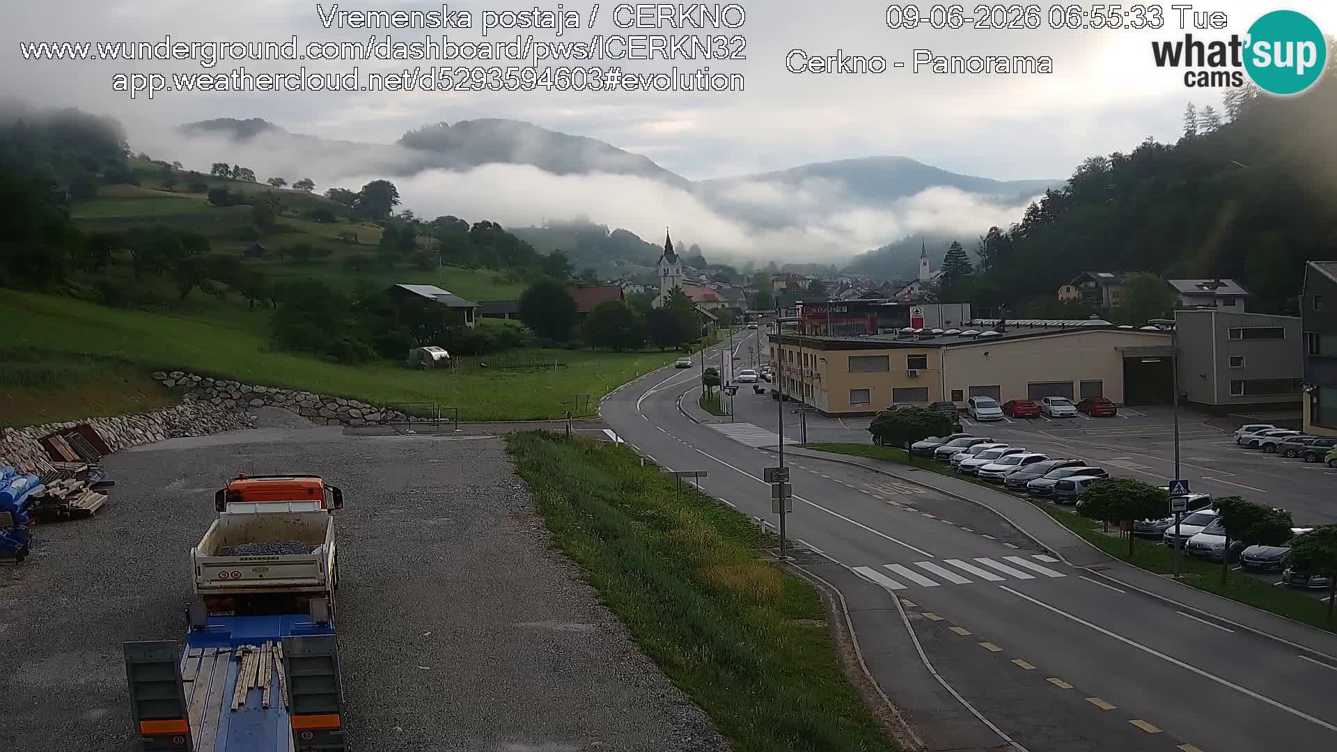 Cerkno Stadteingang Live-Webcam
