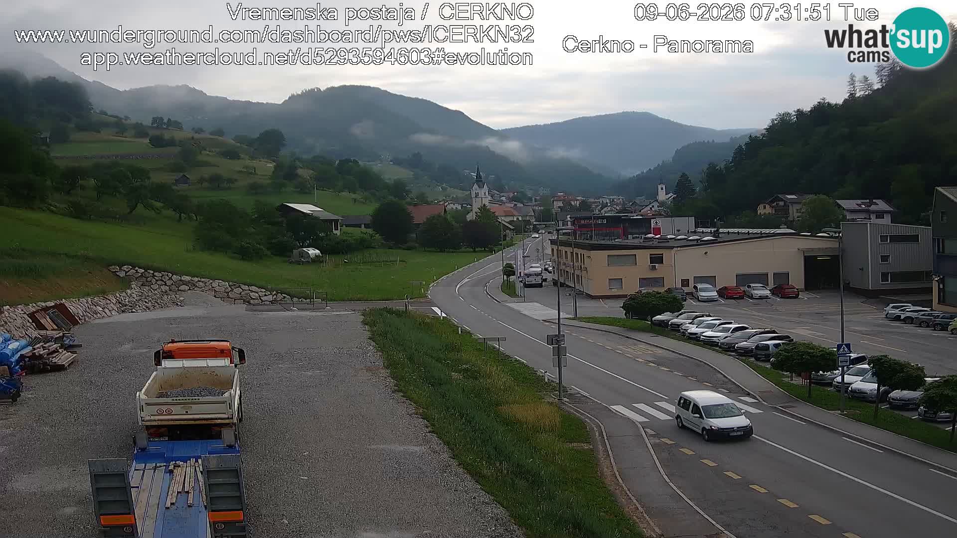 Cerkno Stadteingang Live-Webcam