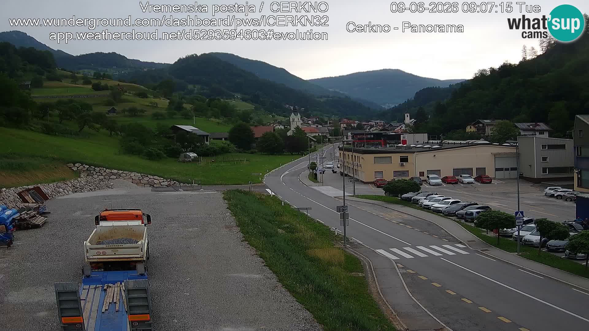 Cerkno ulaz u grad – Kamera uživo