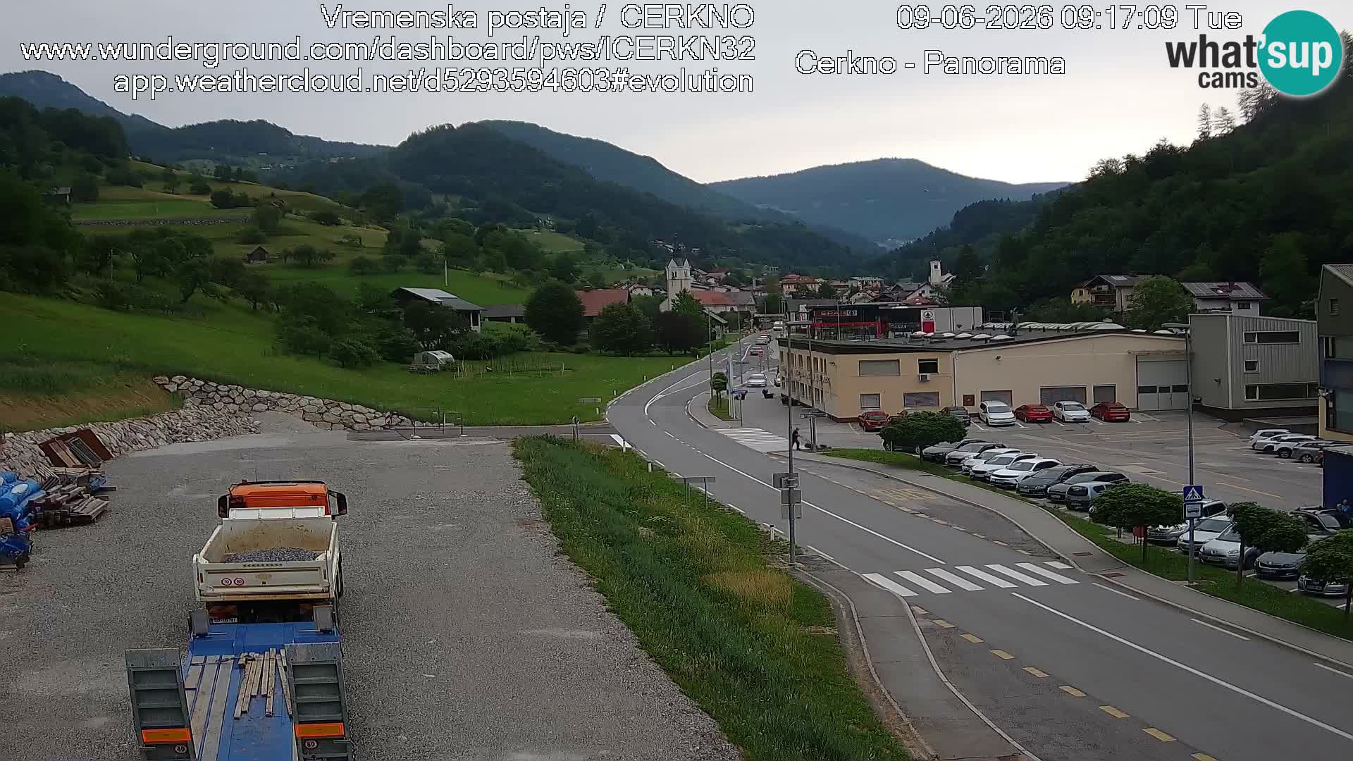 Cerkno Stadteingang Live-Webcam