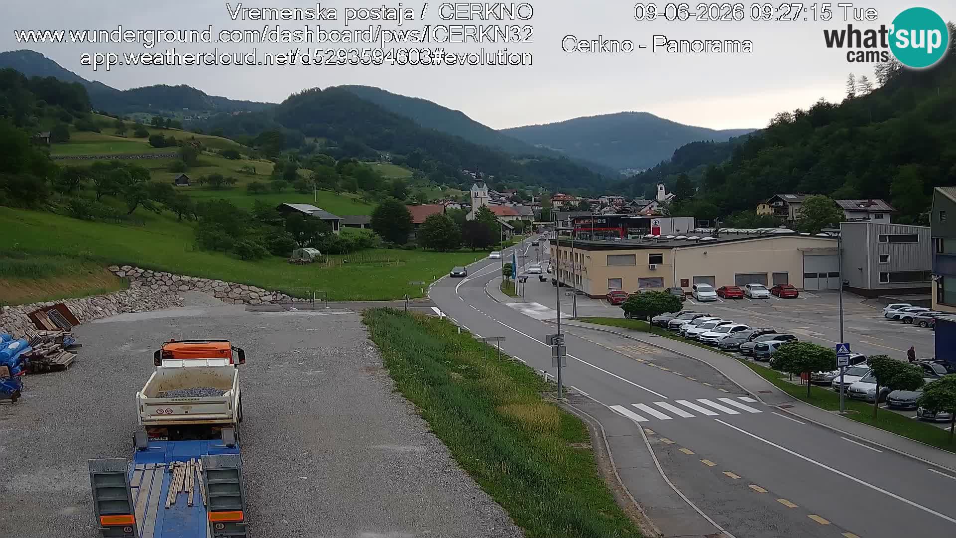 Cerkno ulaz u grad – Kamera uživo