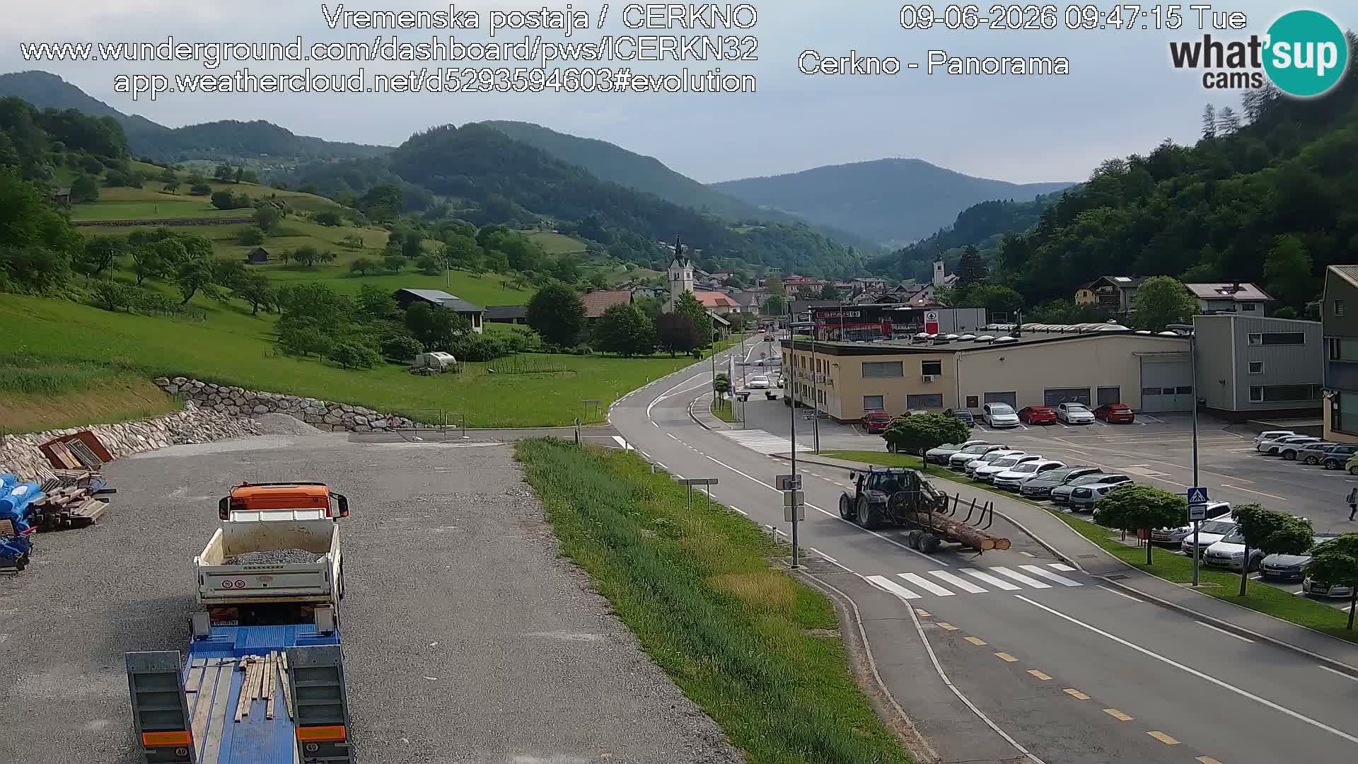 Webcam Ingresso Città di Cerkno