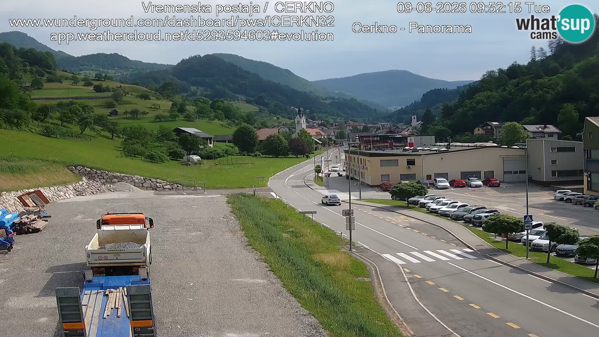 Webcam Ingresso Città di Cerkno