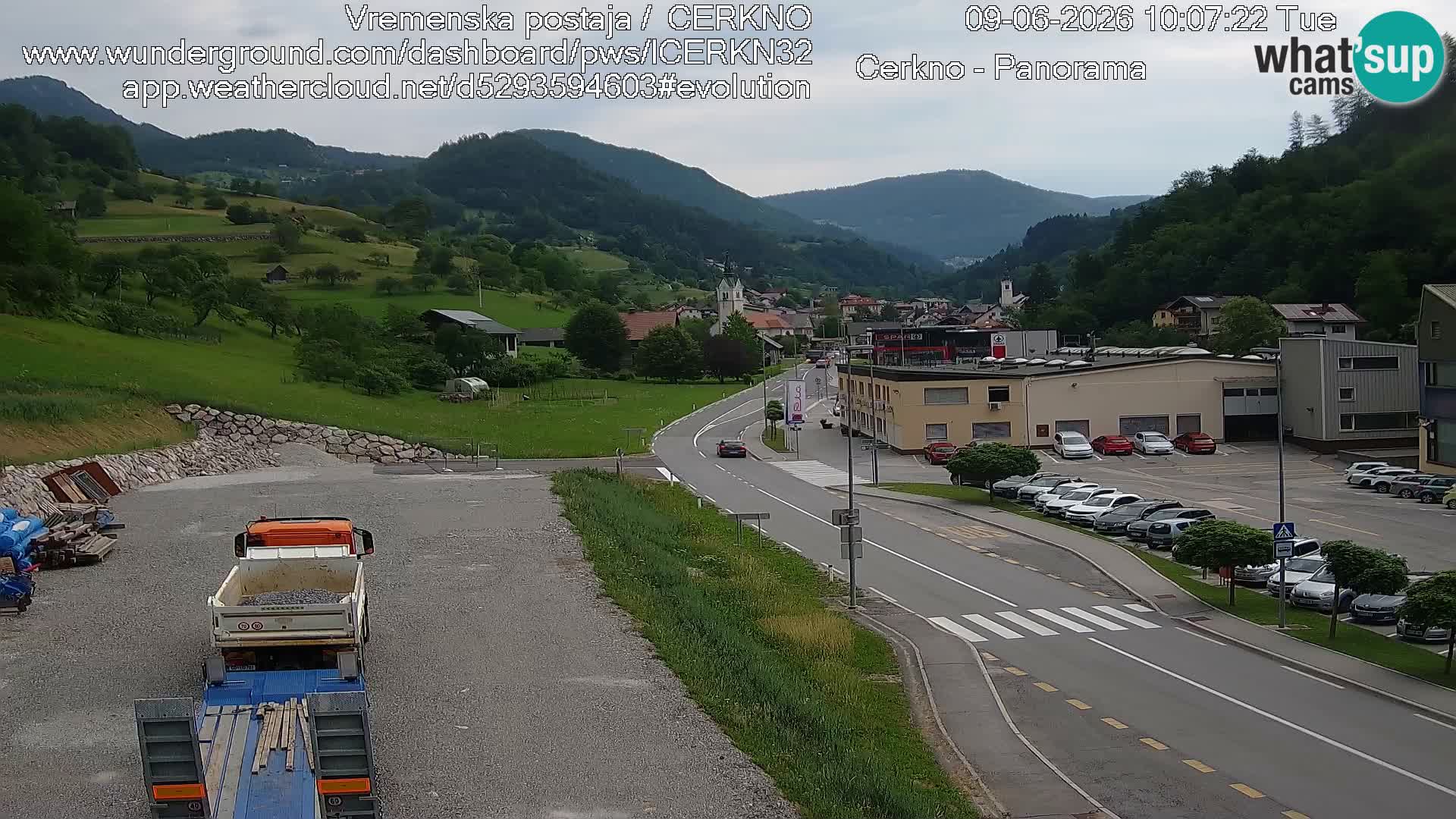 Cerkno Stadteingang Live-Webcam