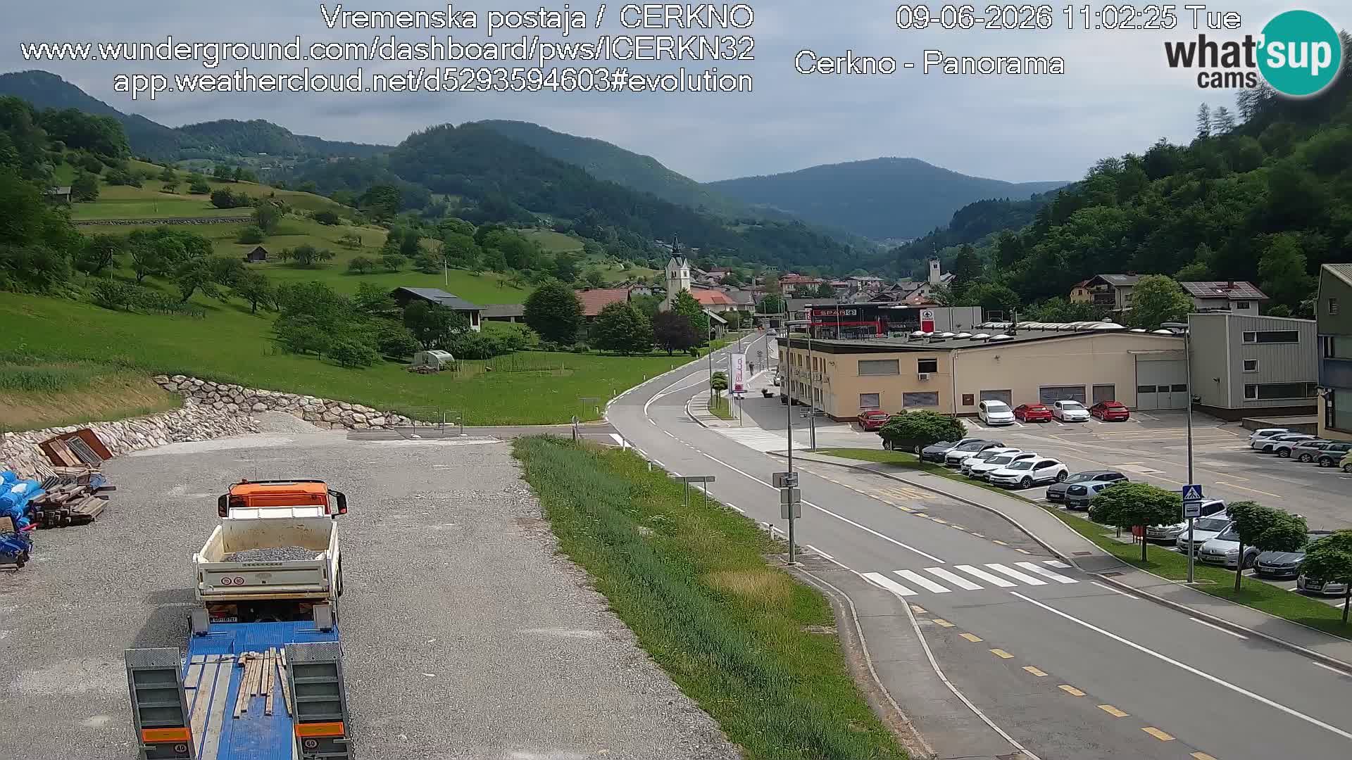 Cerkno Stadteingang Live-Webcam