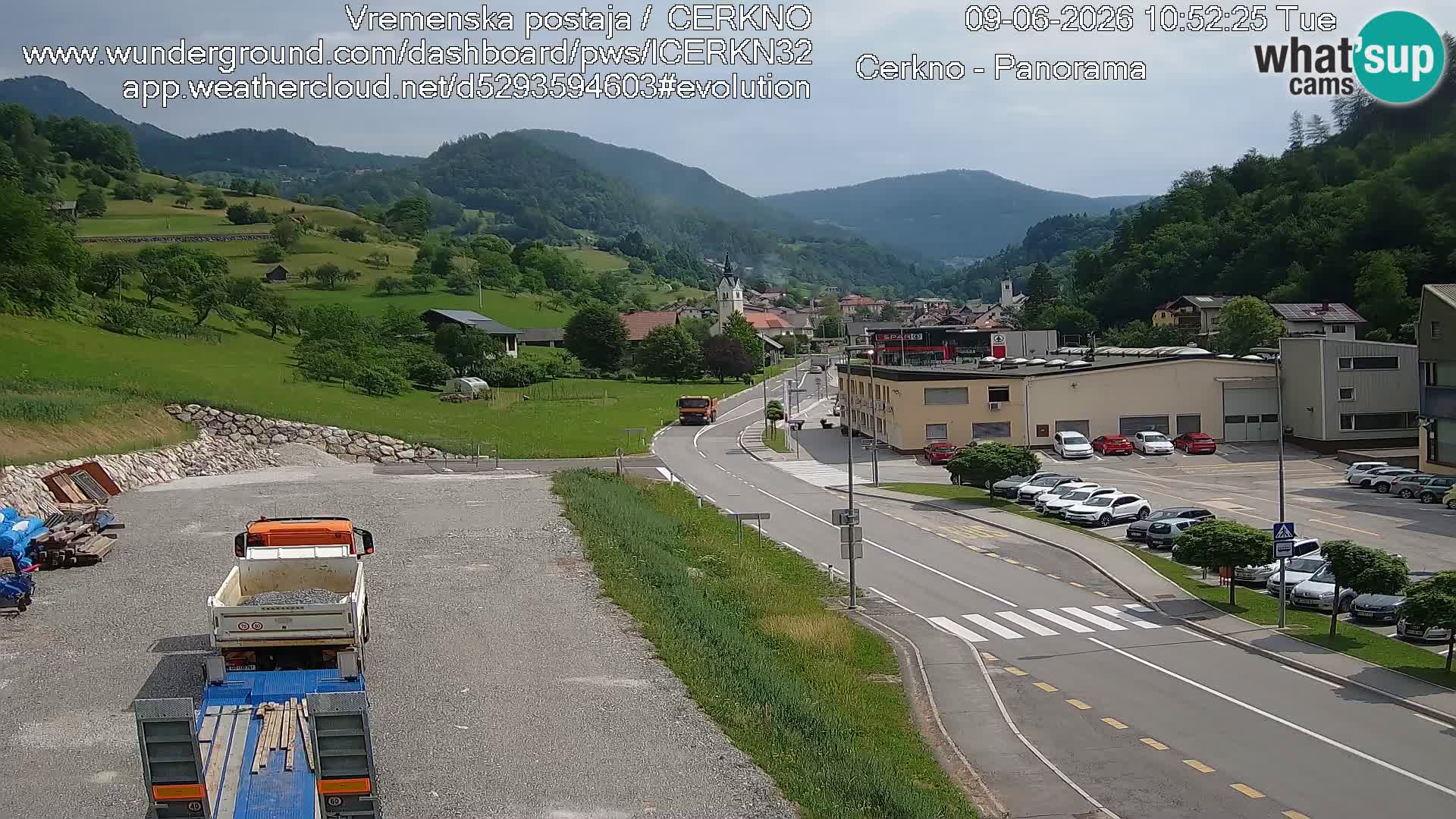 Cerkno Stadteingang Live-Webcam
