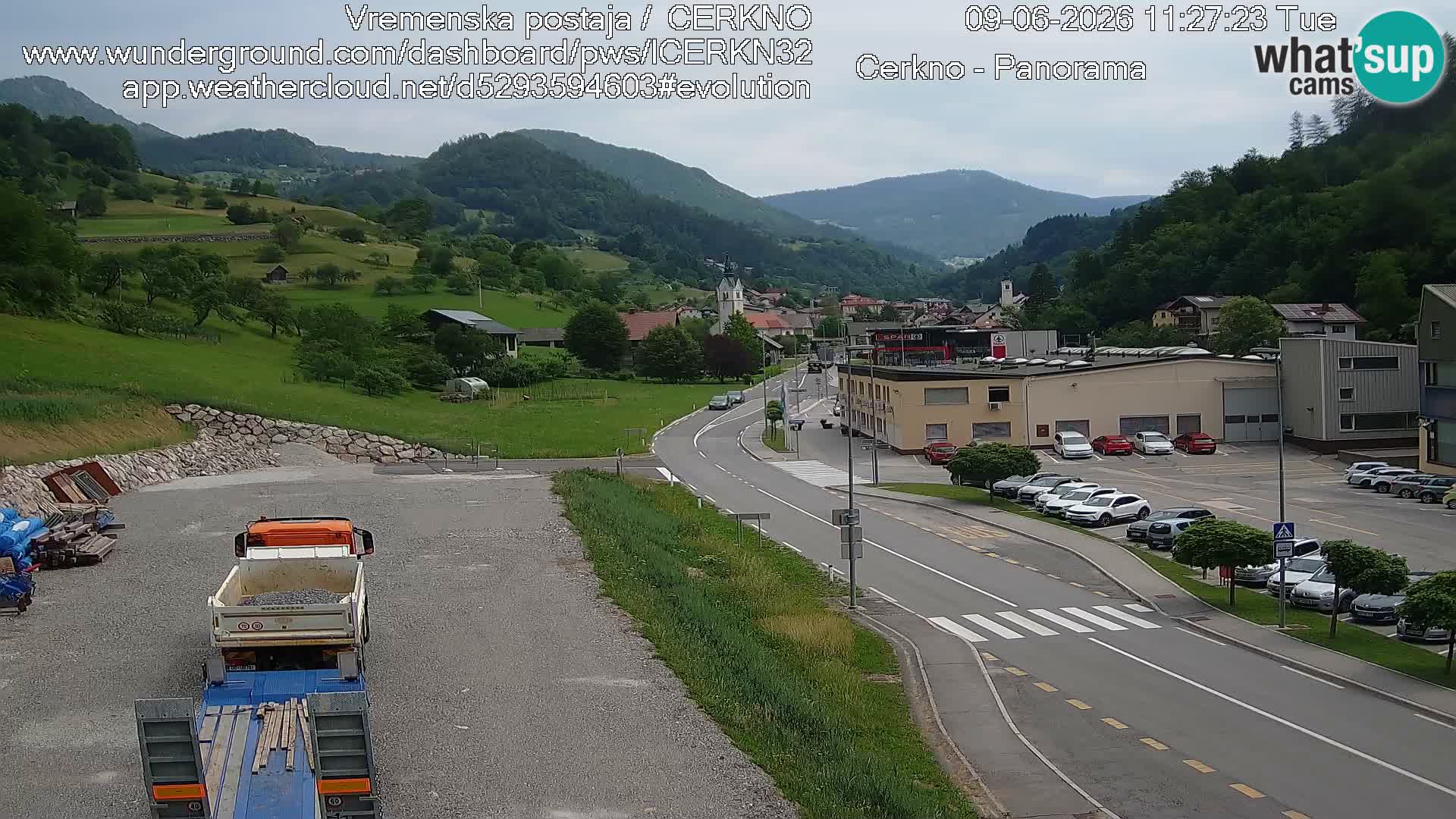 Webcam Ingresso Città di Cerkno