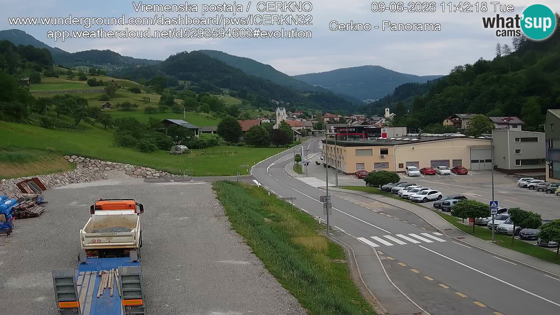 Webcam Ingresso Città di Cerkno