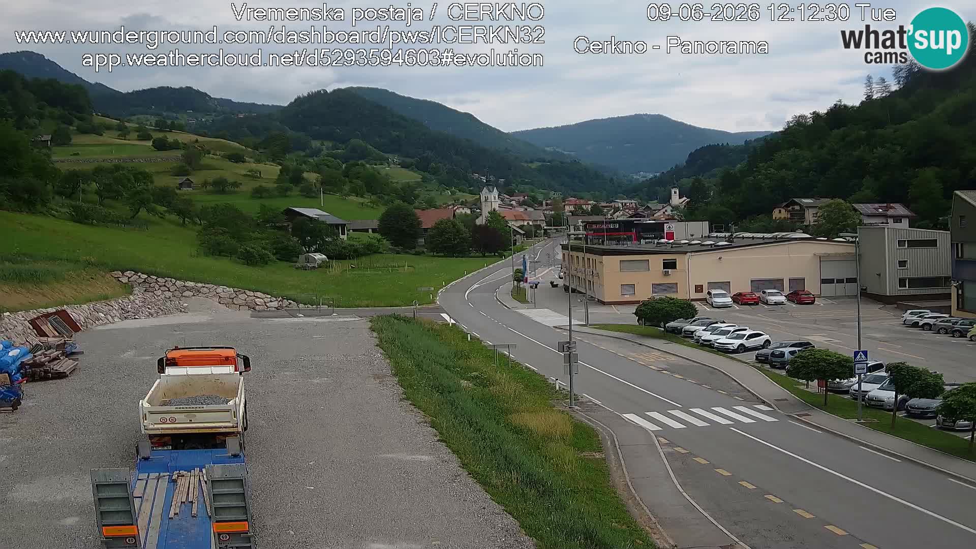 Cerkno Stadteingang Live-Webcam