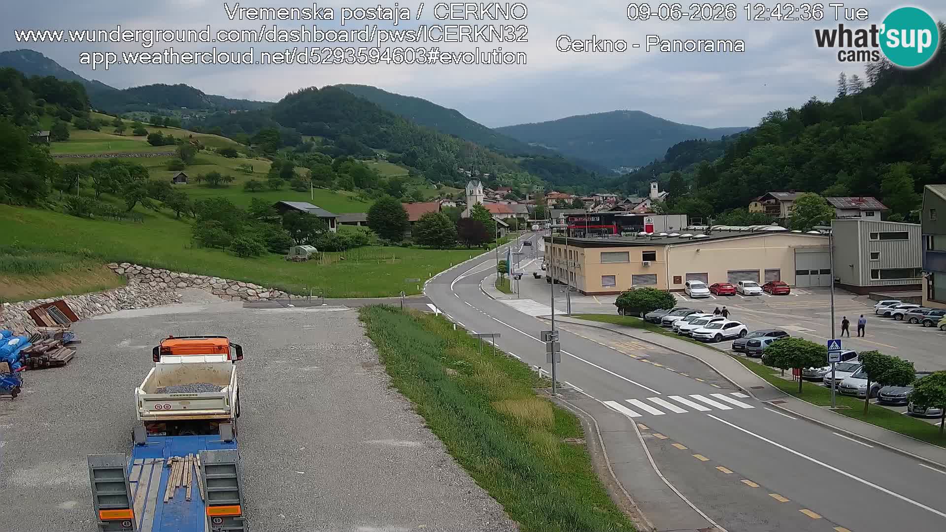 Webcam Ingresso Città di Cerkno