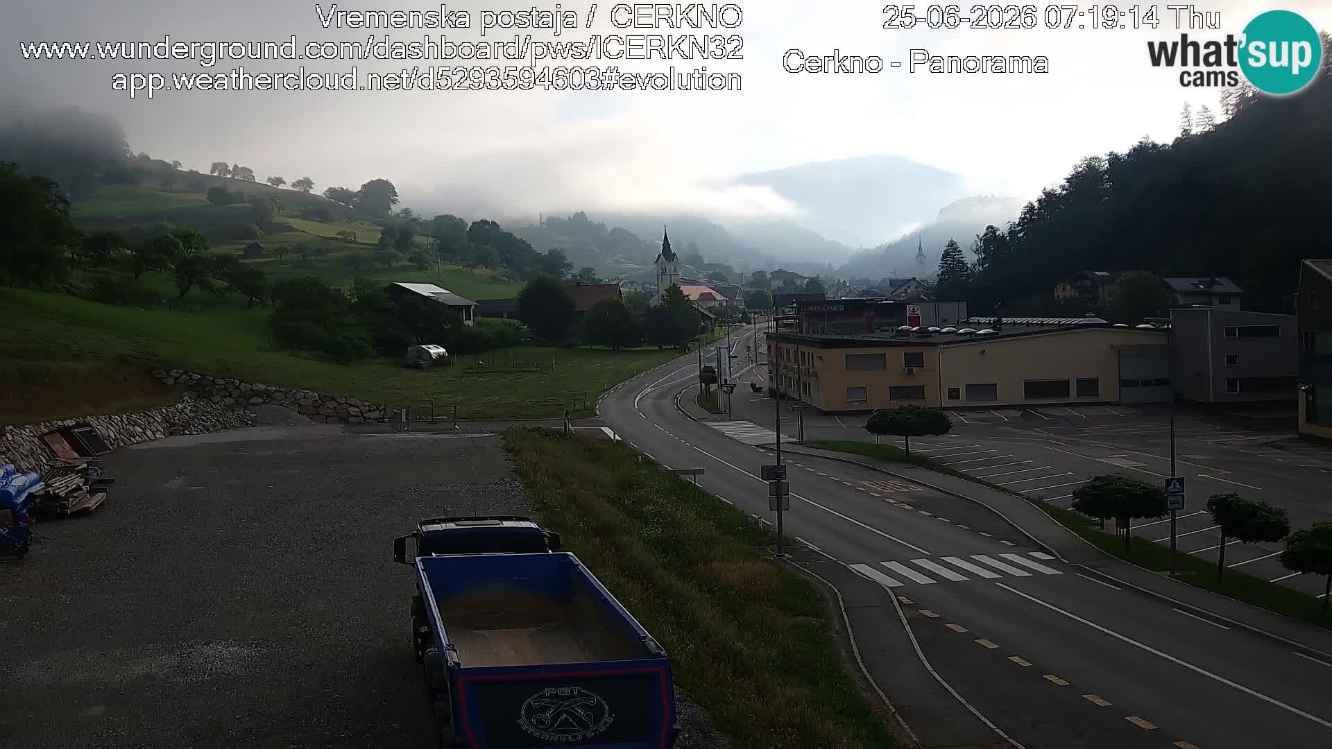 Cerkno ulaz u grad – Kamera uživo