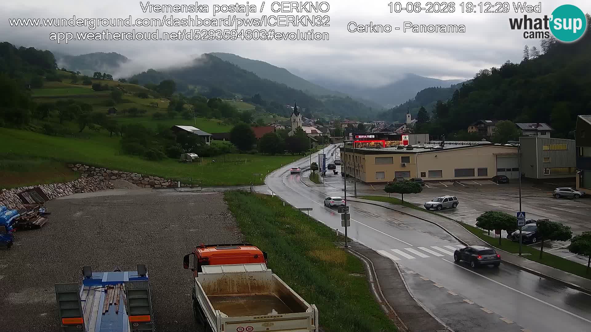 Cerkno Stadteingang Live-Webcam