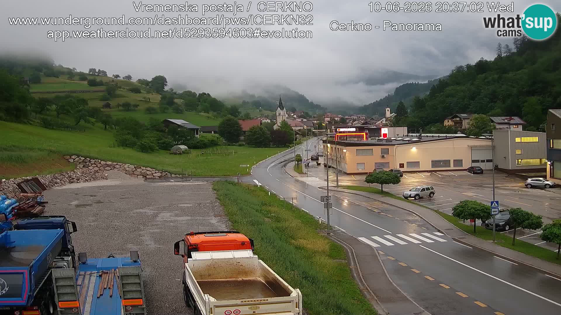 Cerkno Stadteingang Live-Webcam