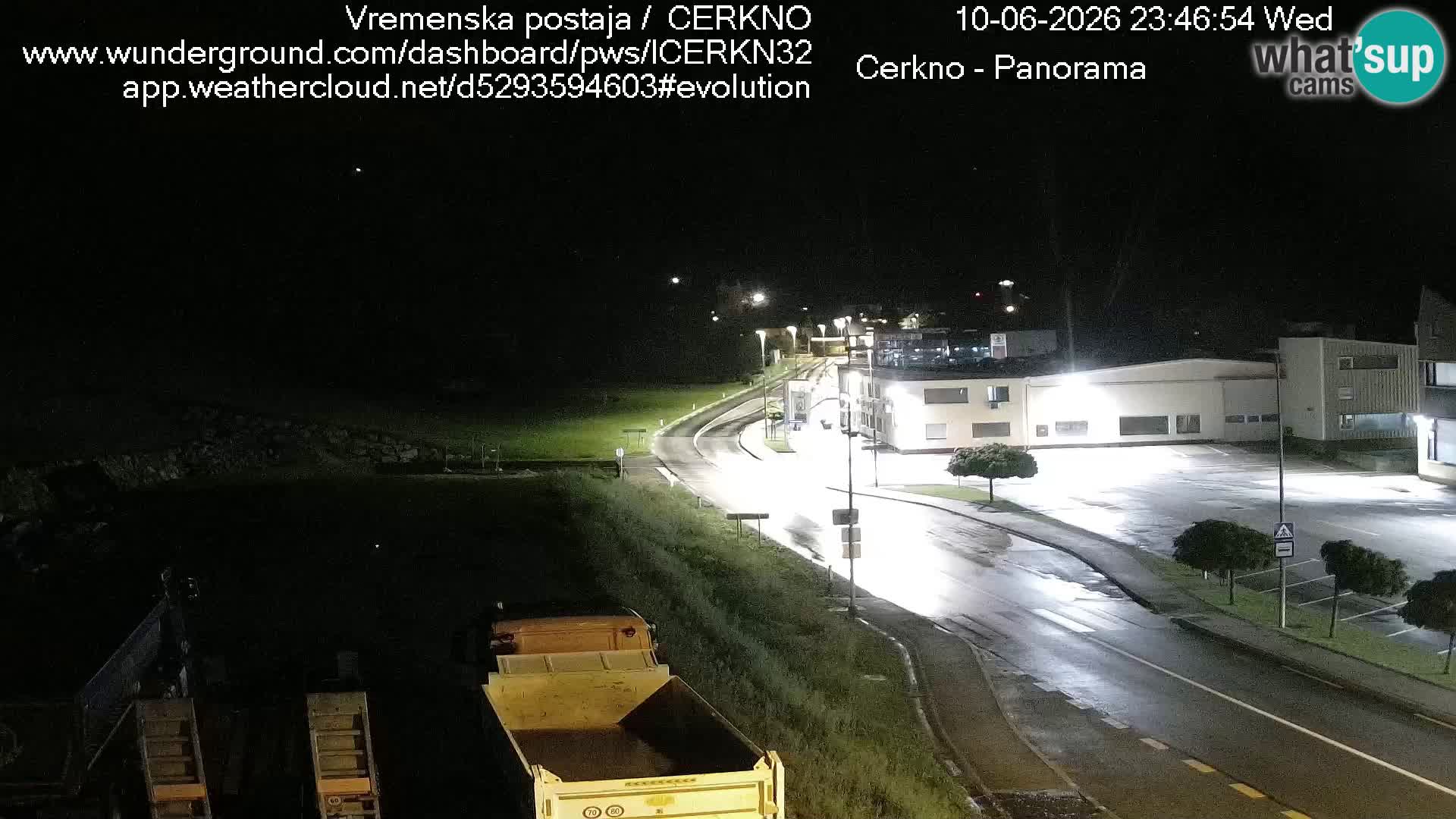 Cerkno city entrance Live Webcam