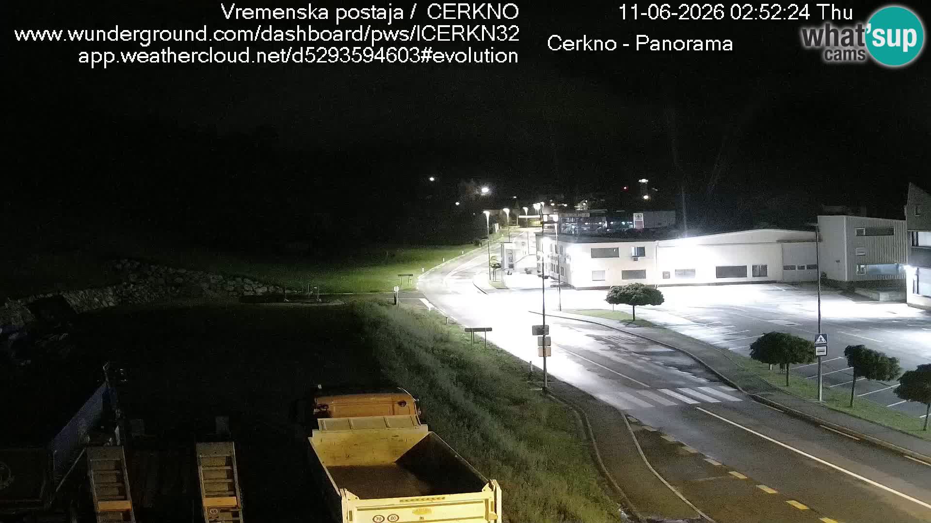 Cerkno entrada a la ciudad Webcam en vivo