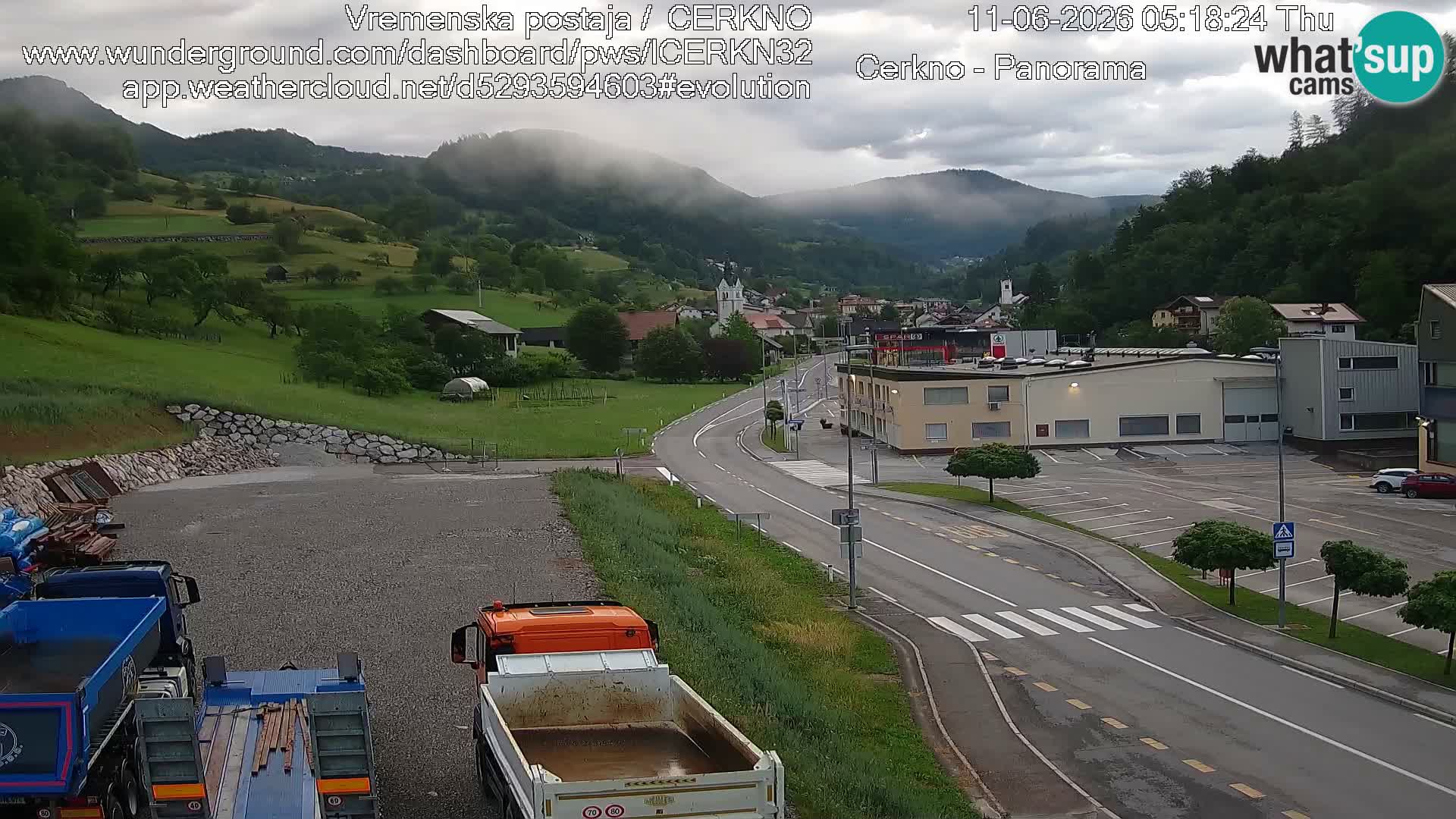 Webcam Ingresso Città di Cerkno